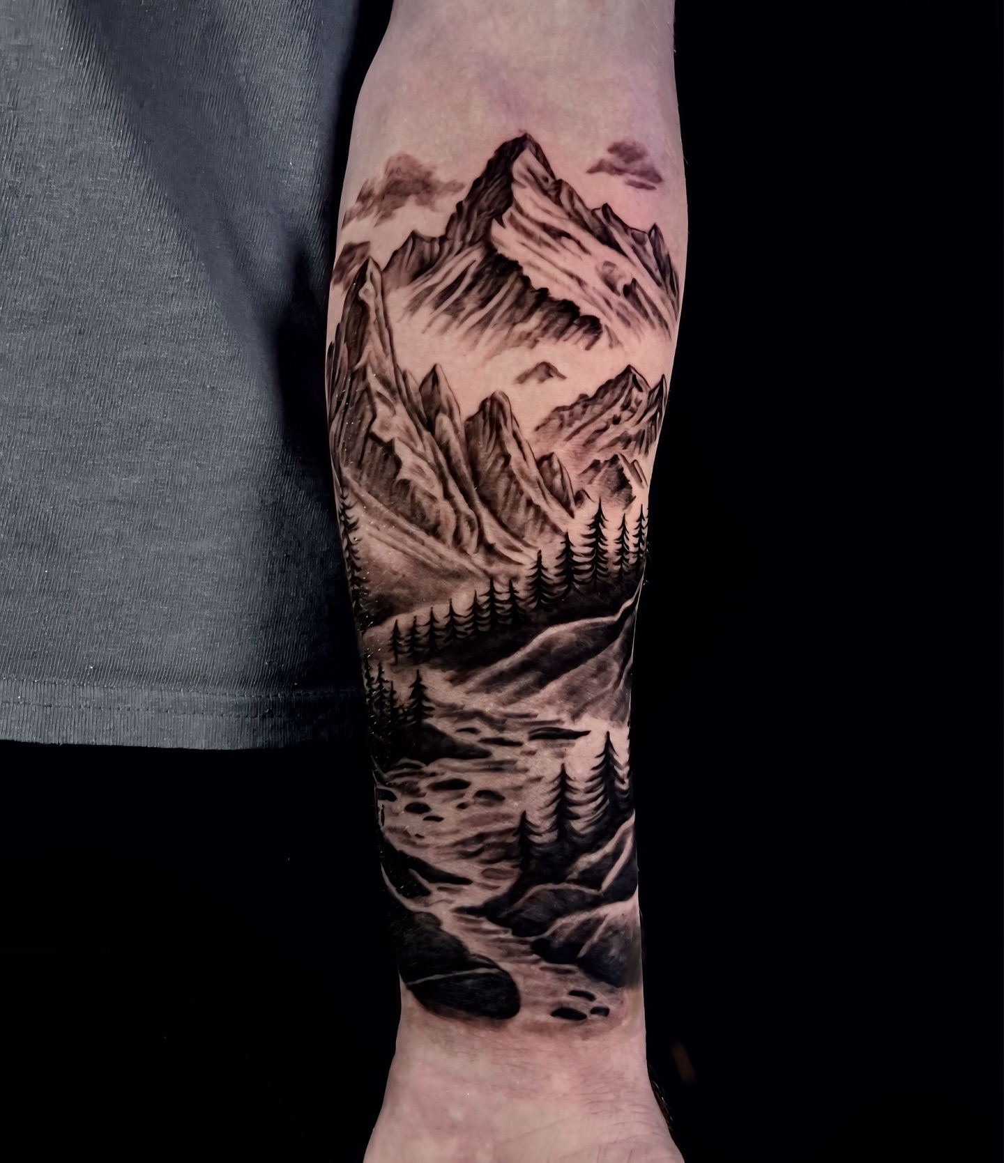 Tattoo by @ozzyblacklinetattoo — black_and_grey, realism