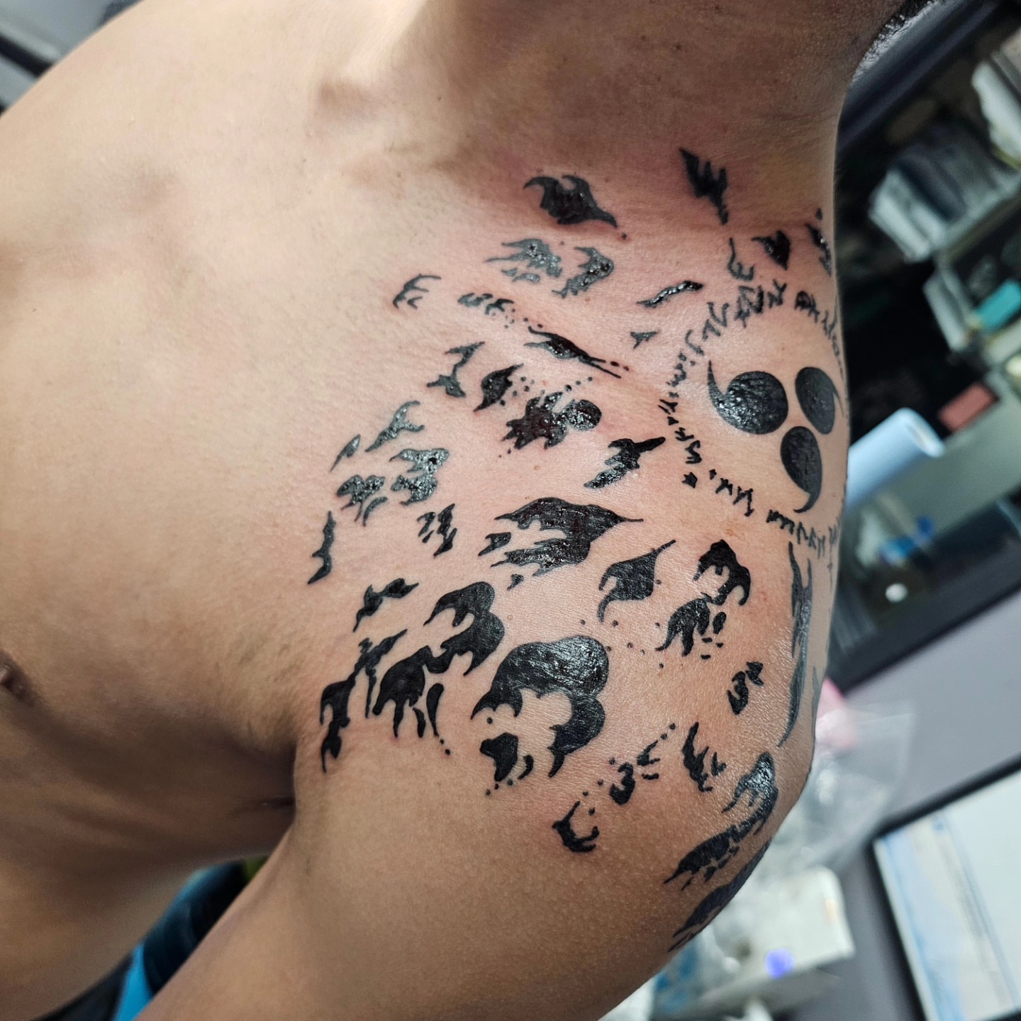 Tattoo by @chimera_ink — black_and_grey