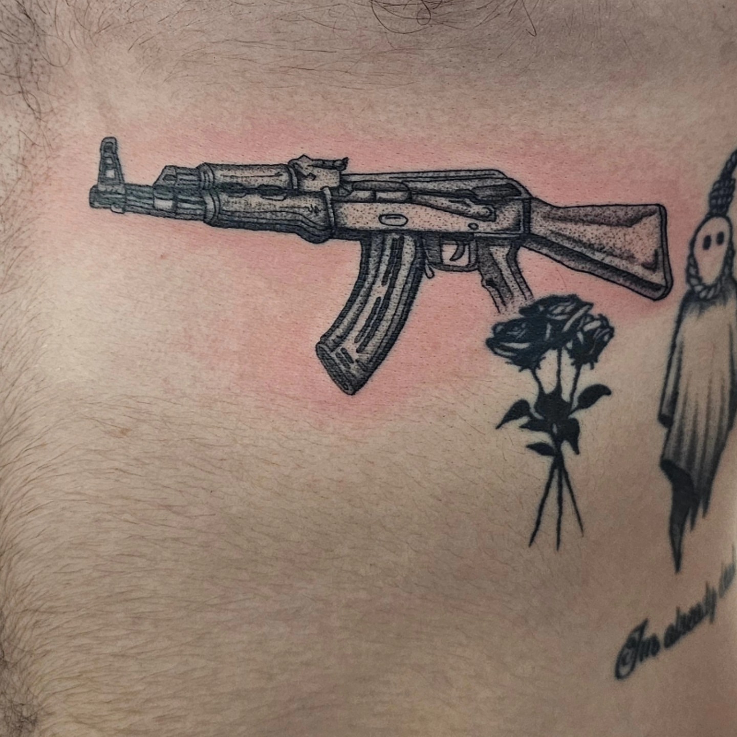 Tattoo by @chimera_ink — black_and_grey