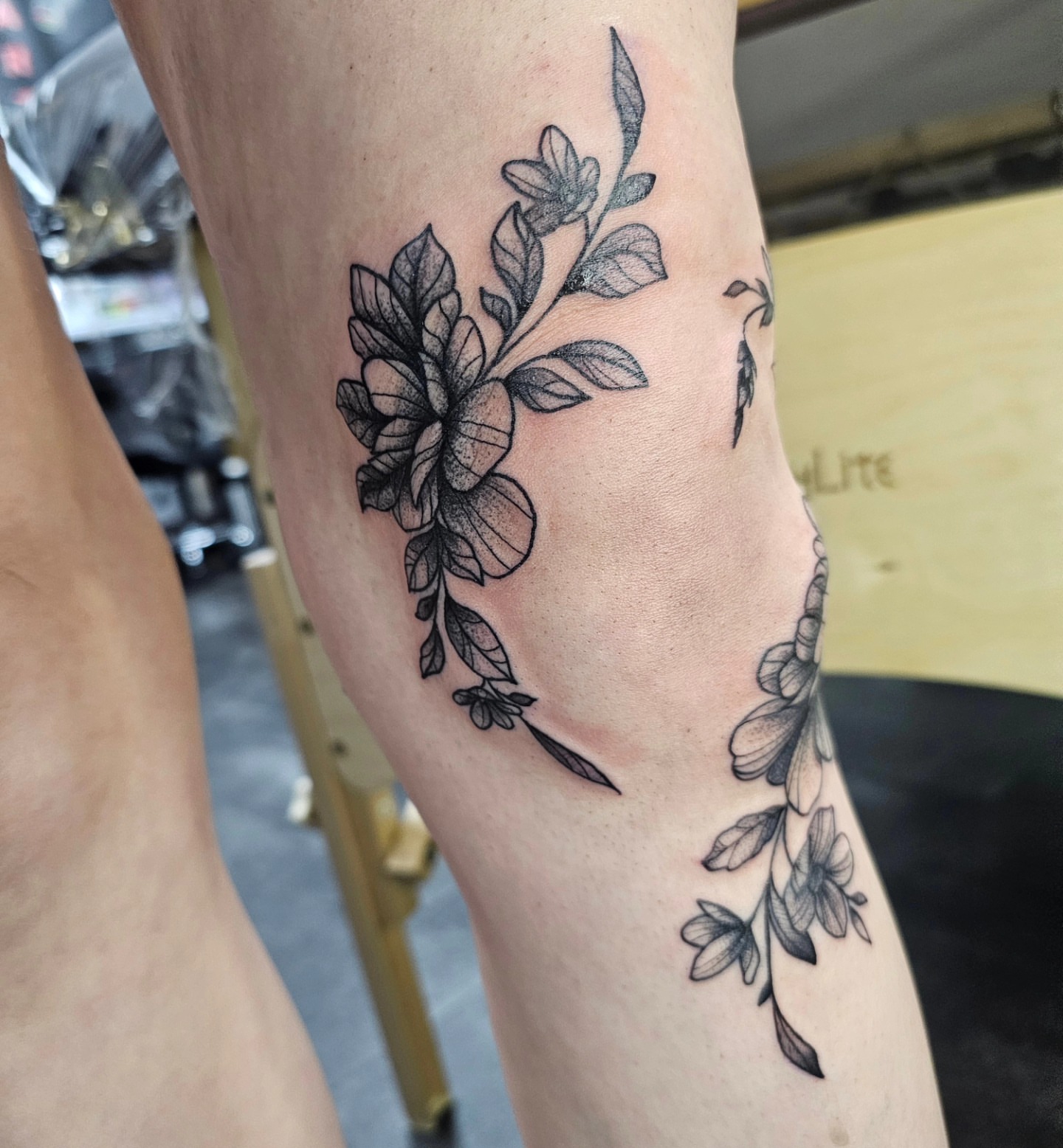 Tattoo by @chimera_ink — black_and_grey