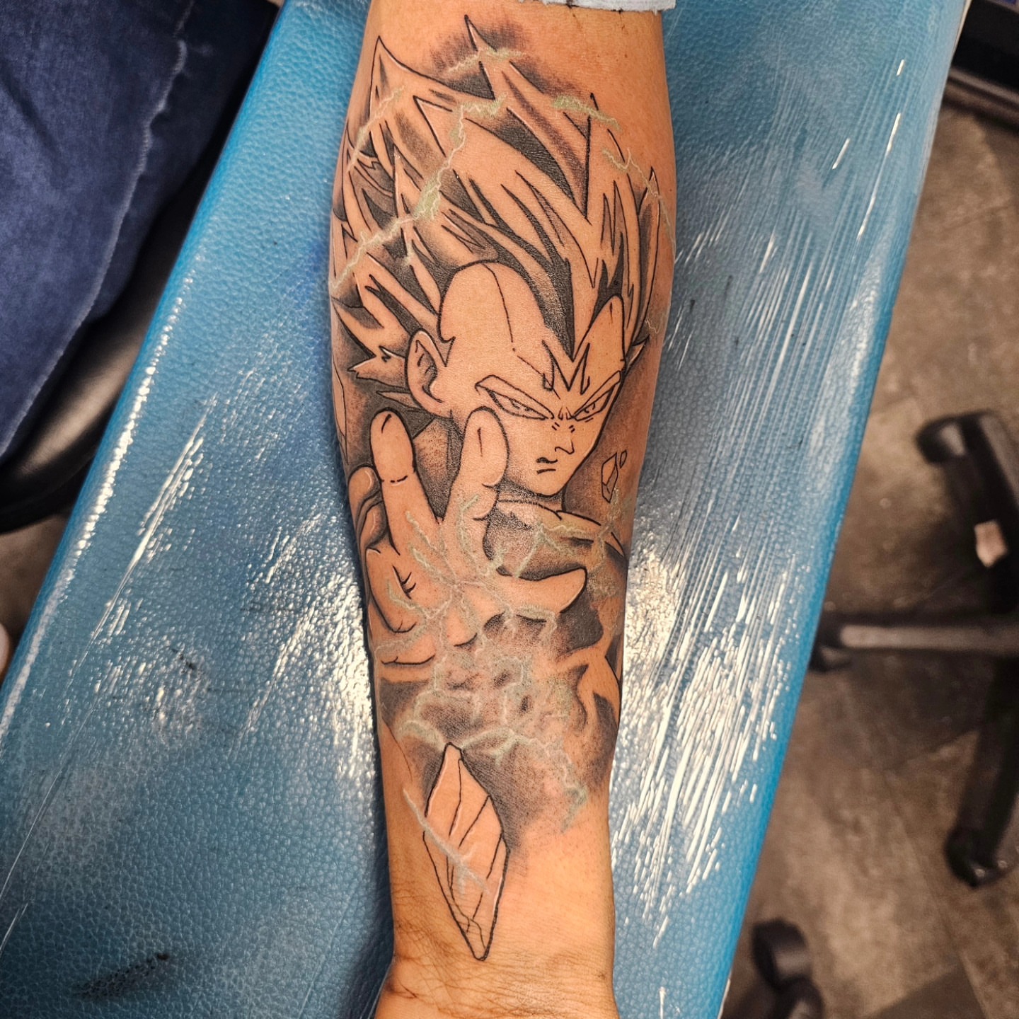 Tattoo by @chimera_ink — anime