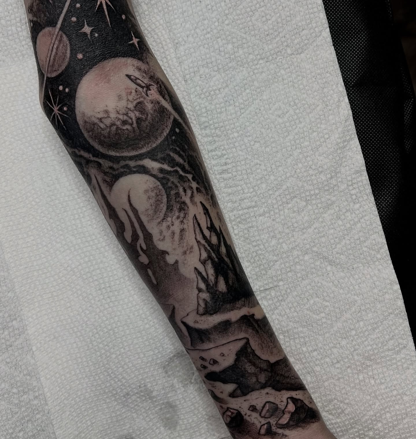 Tattoo by @bloodstonetattoos — black_and_grey, realism