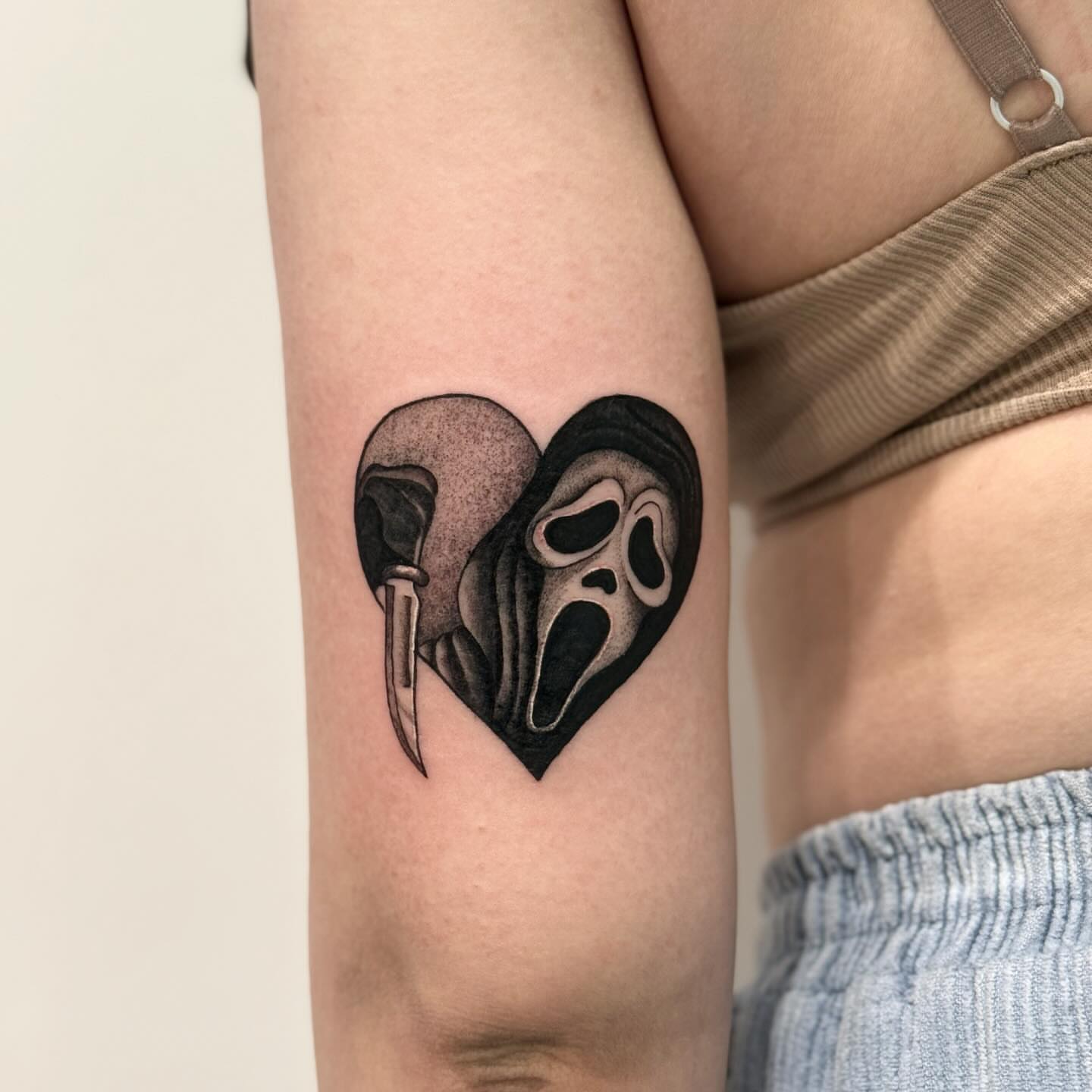 Tattoo by @ireland_tattoo — dotwork, black_and_grey