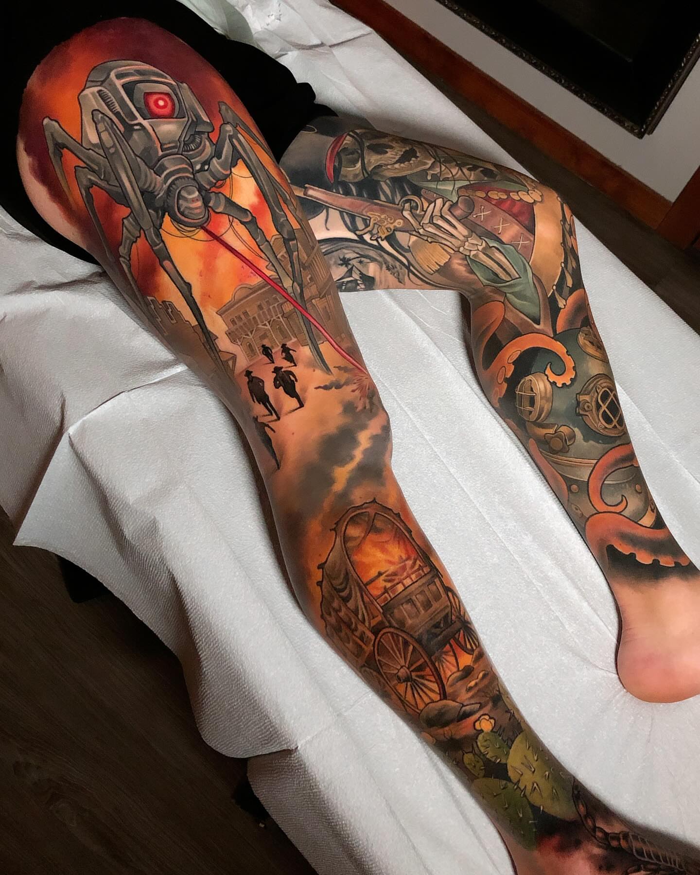 Tattoo by @miloalfring — neo_traditional, dark_realism