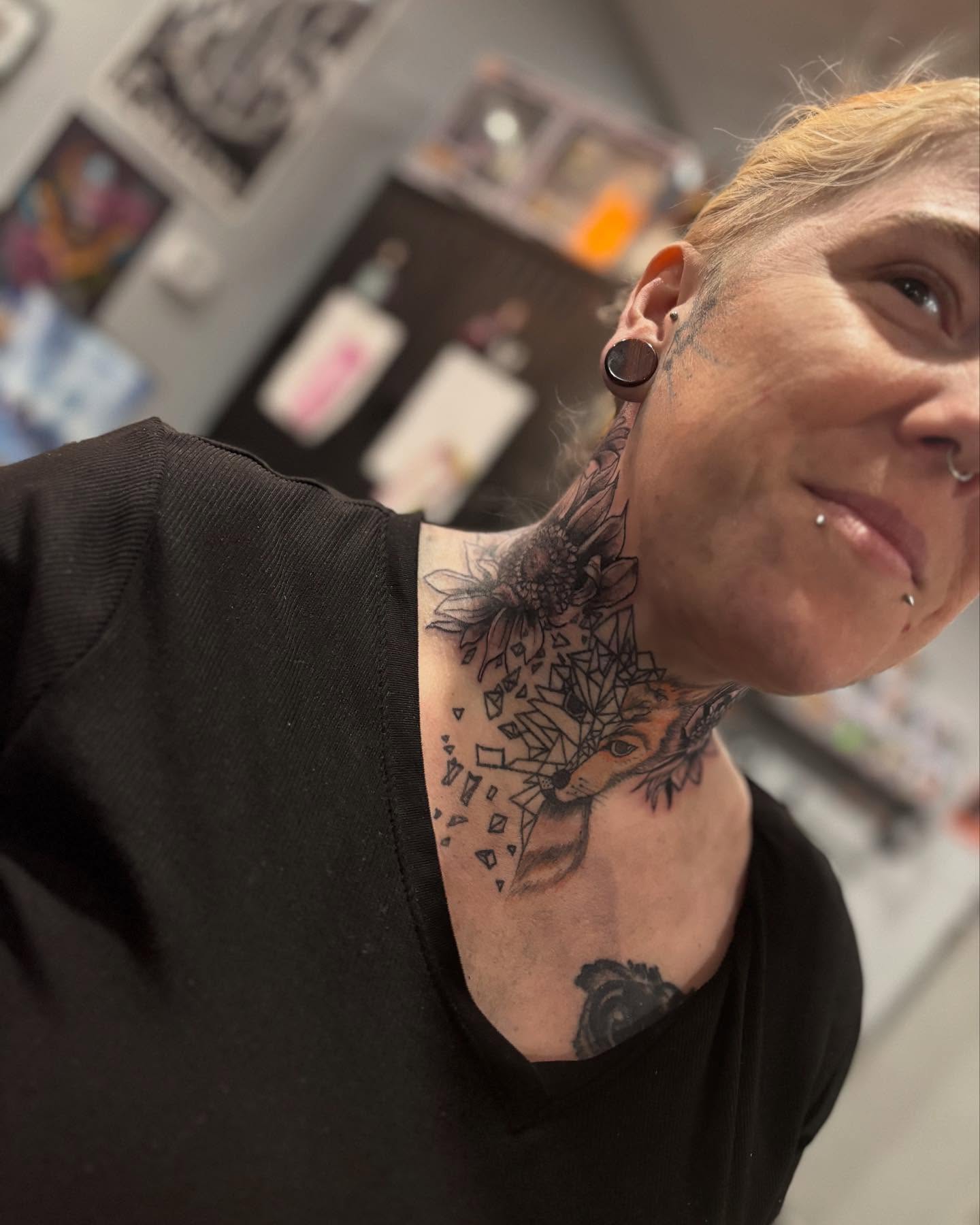 Tattoo by @foxesden666 — geometric
