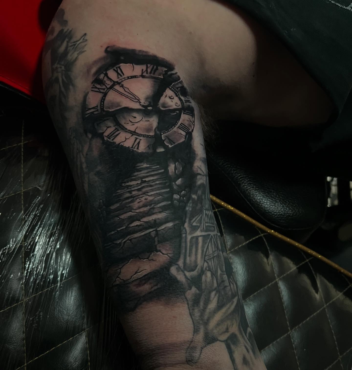 Tattoo by @art.abuse — black_and_grey, realism