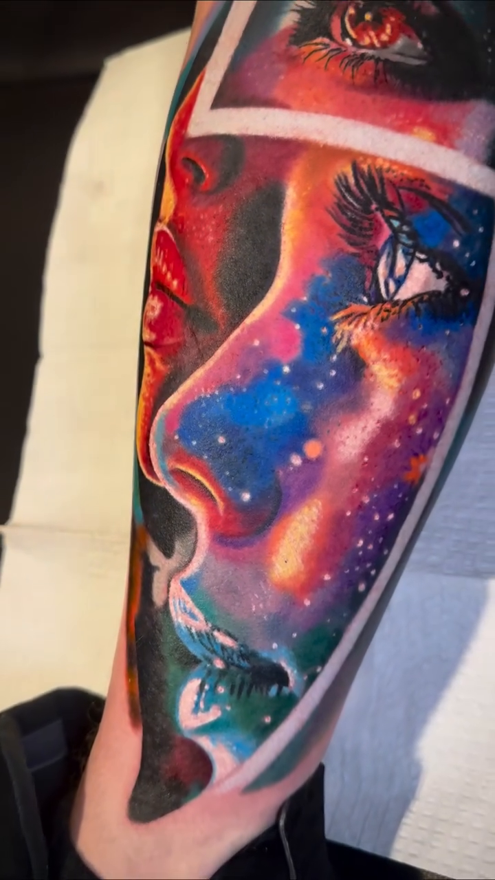 Tattoo work at Evergreen Tattoo Invitational 2026