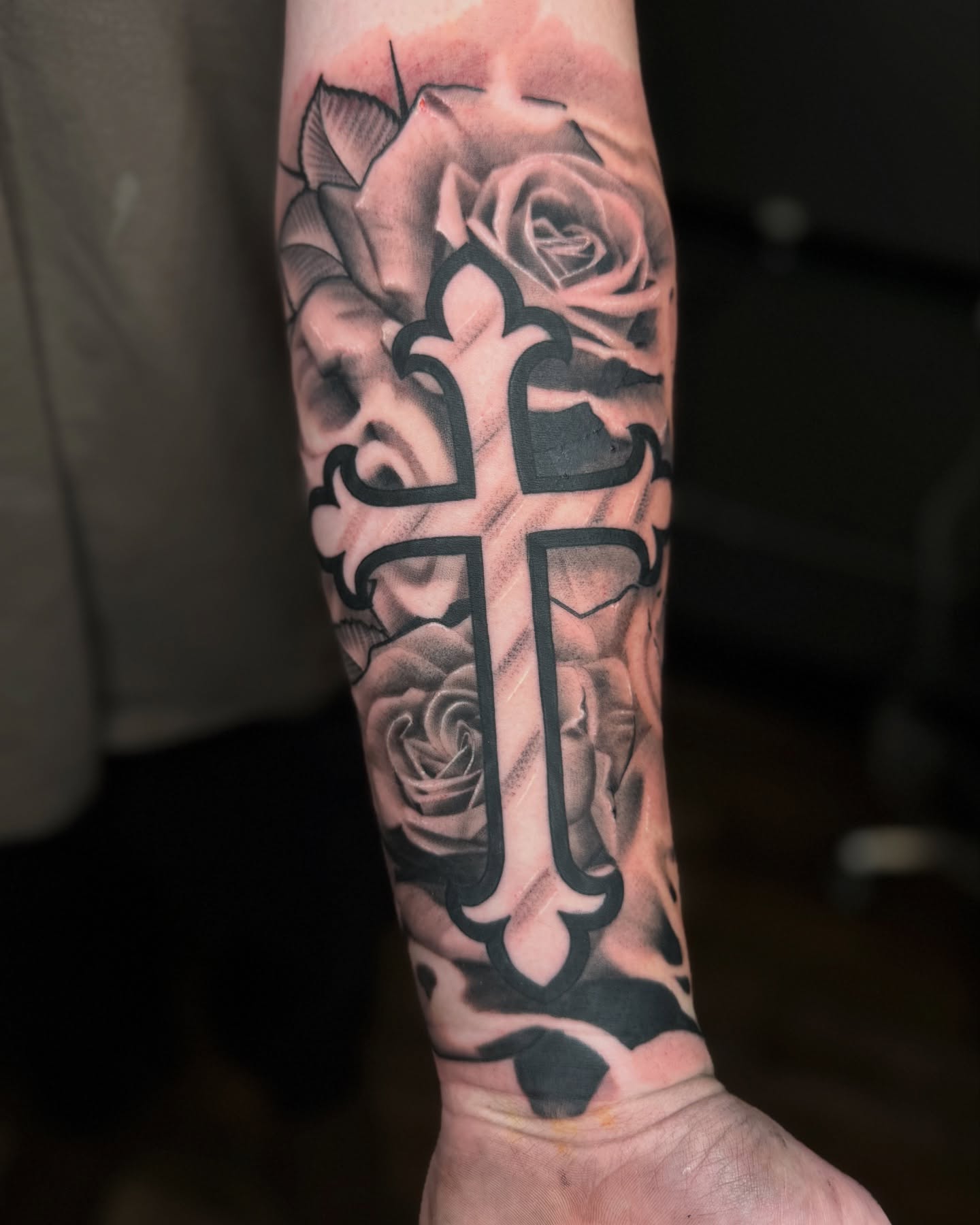 Tattoo by @suave.serg714 β black_and_grey, realism