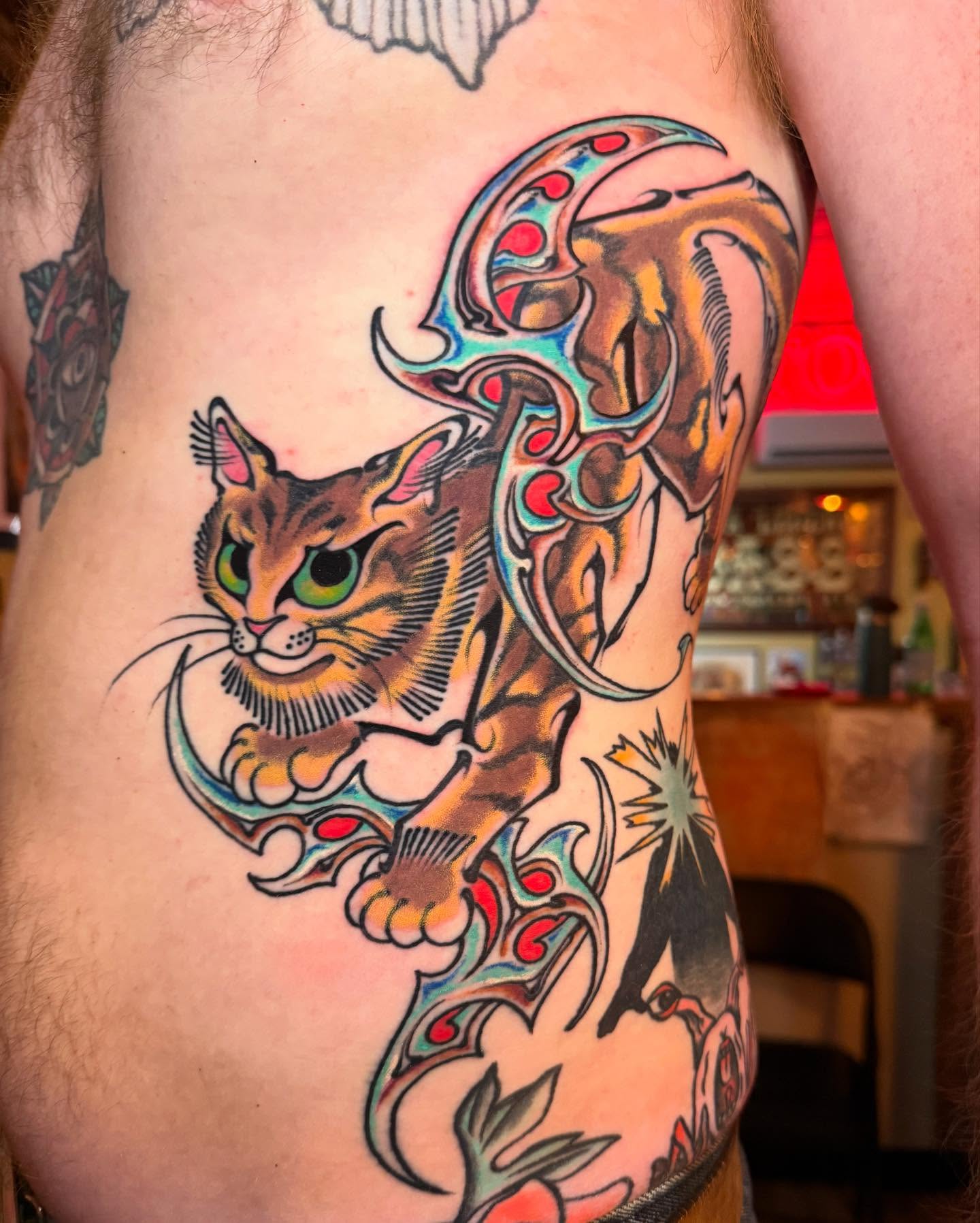 Tattoo by @woojintattoo — american_traditional, tribal