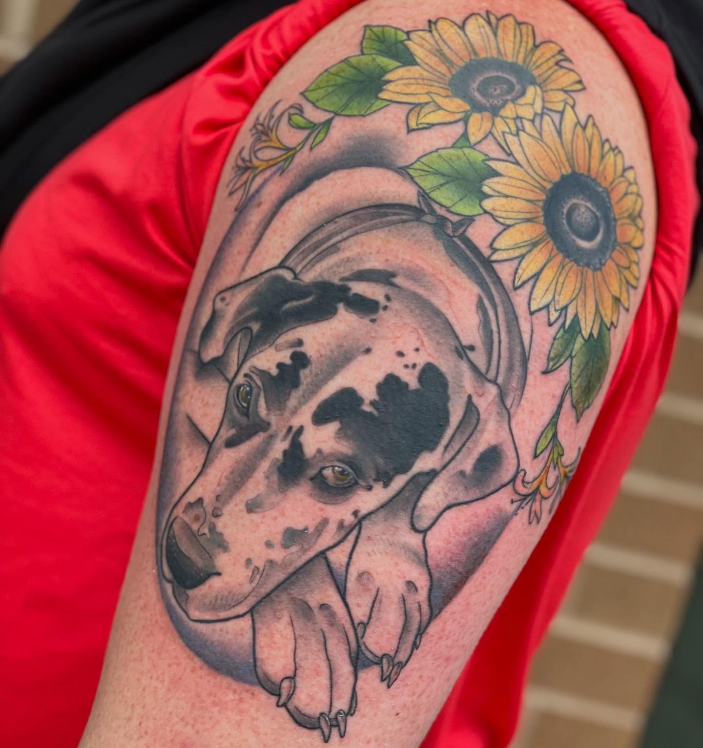 Tattoo by @duffyfortner โ realism, black_and_grey