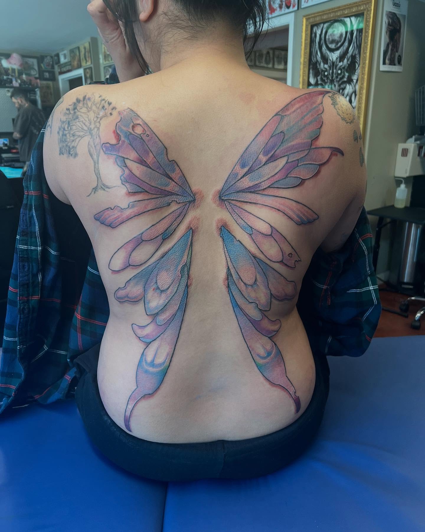 Tattoo by @broken.teeth.tattoos — dotwork, realism