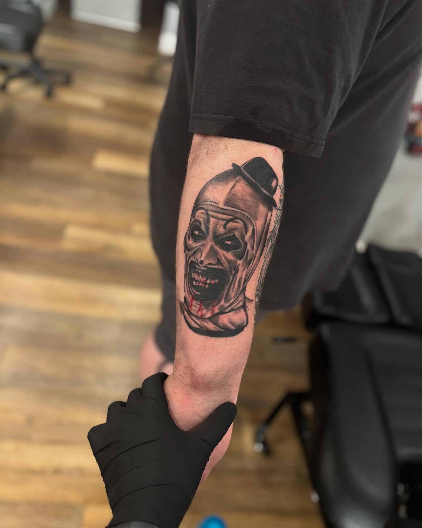 Tattoo by @foxesden666 — realism, dark_realism
