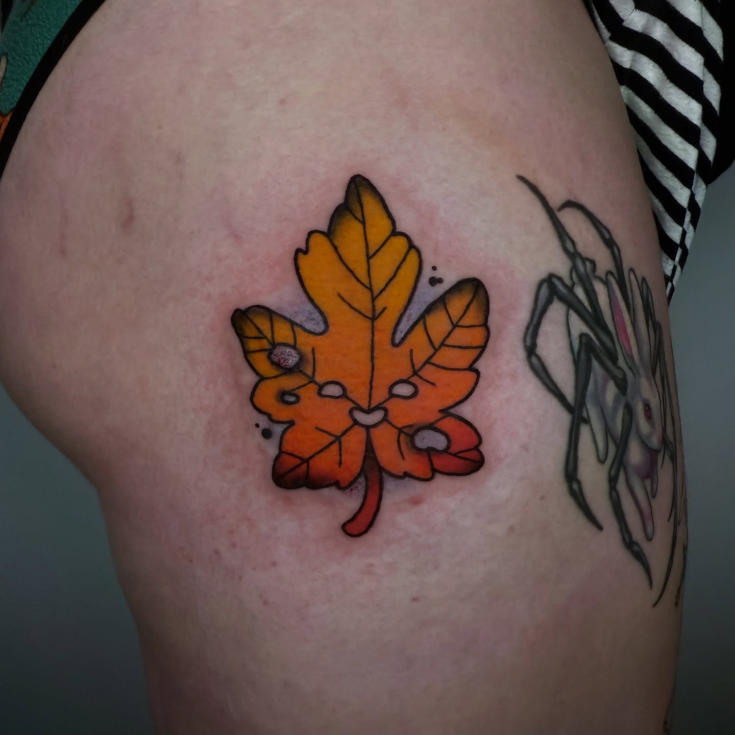 Tattoo by @darkodama — dotwork