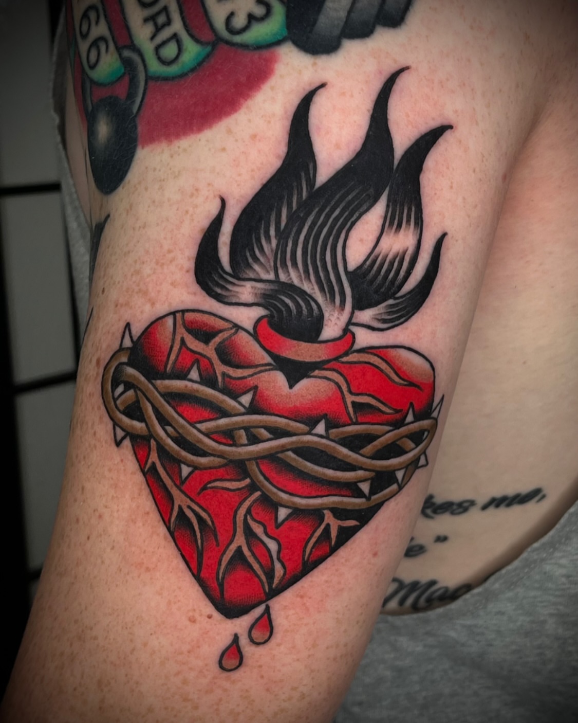 Tattoo by @dustinstemen โ american_traditional