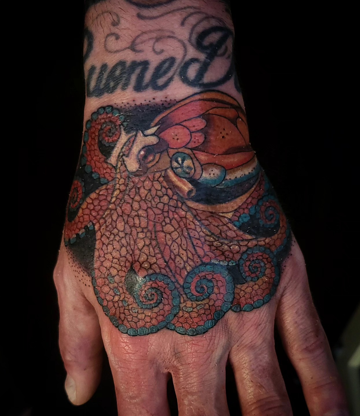 Tattoo by @beatboxtattoos — dotwork, realism
