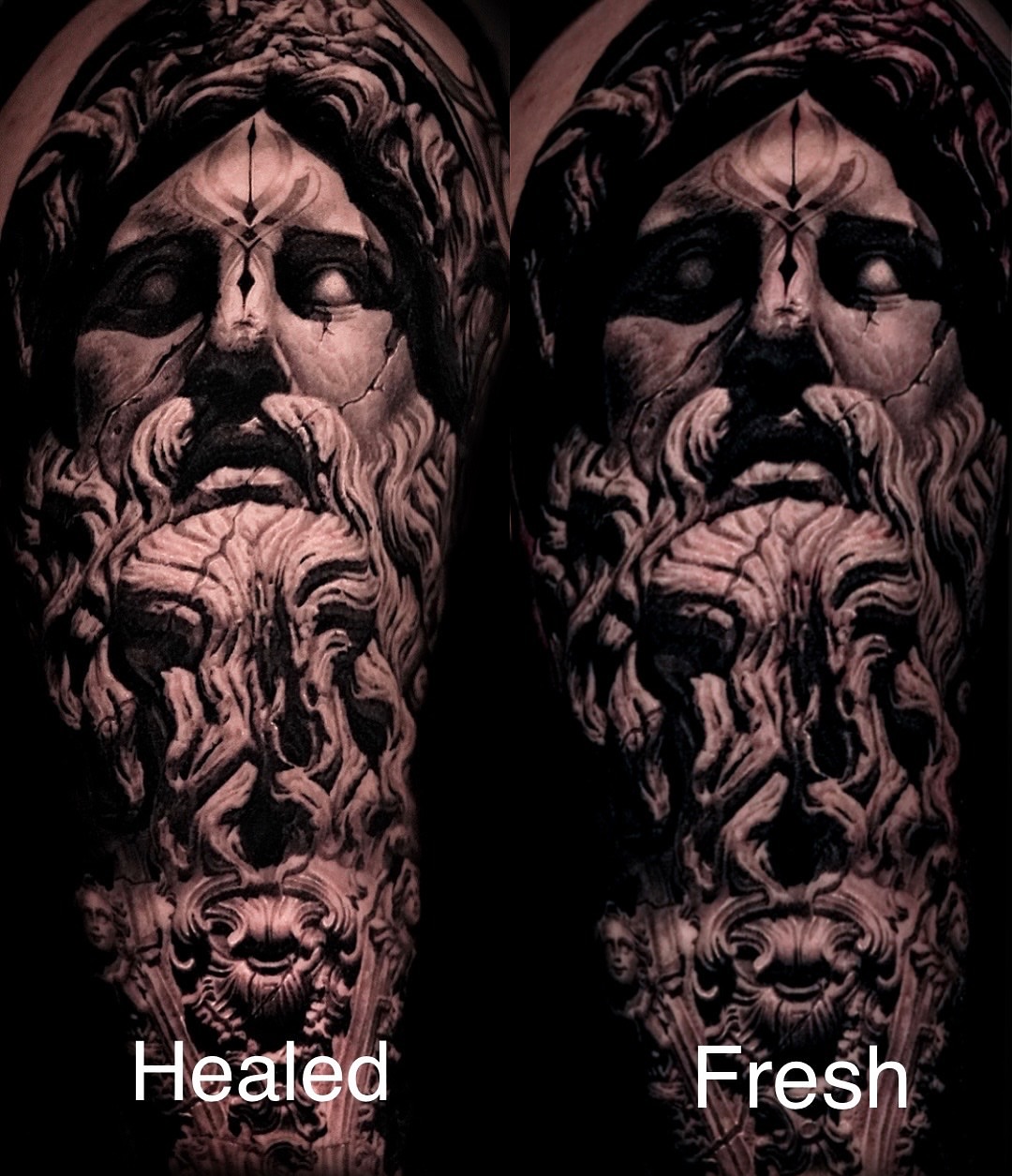 Tattoo by @umzii__tattoo β dark_realism