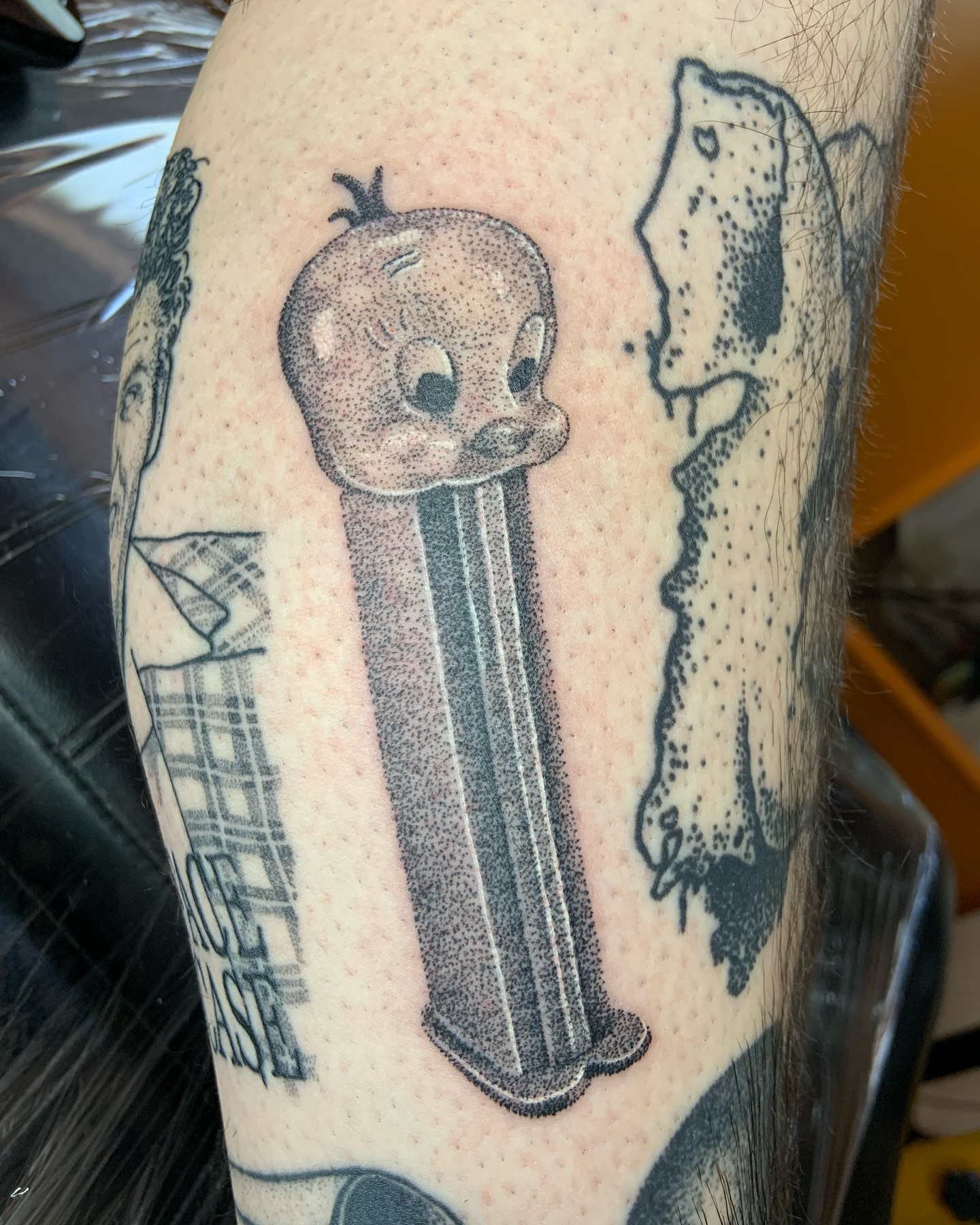 Tattoo by @bombaypainco — dotwork