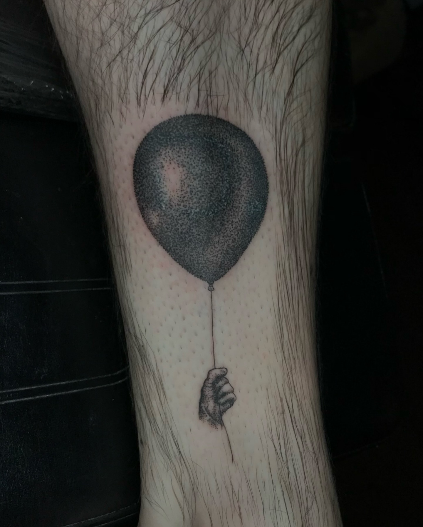 Tattoo by @bombaypainco — dotwork