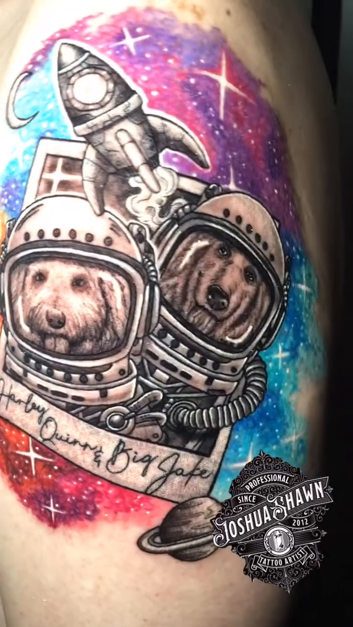 Tattoo by @josh_tattoo — realism, trash_polka