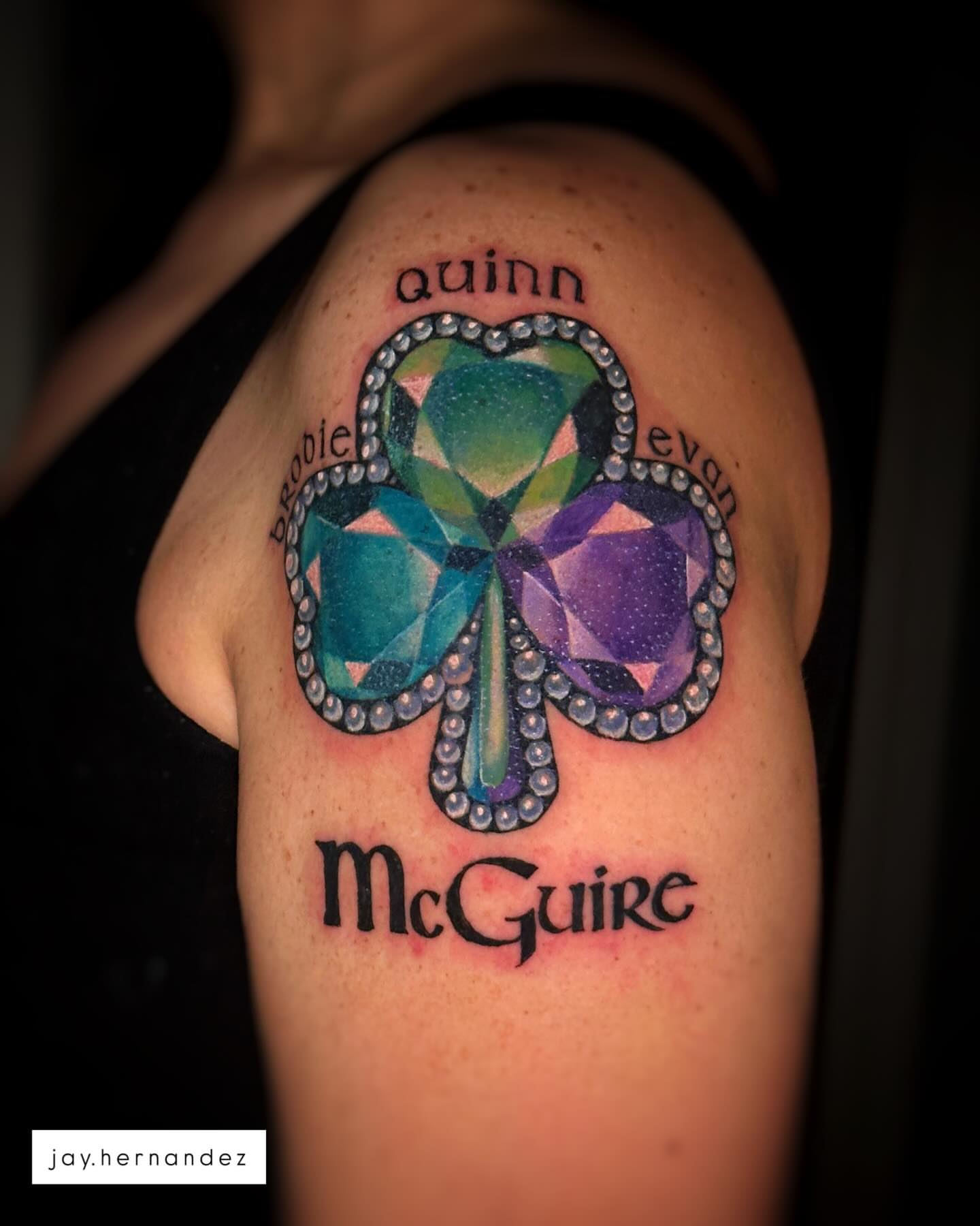 Tattoo by @jayhernandeztattoos — dotwork