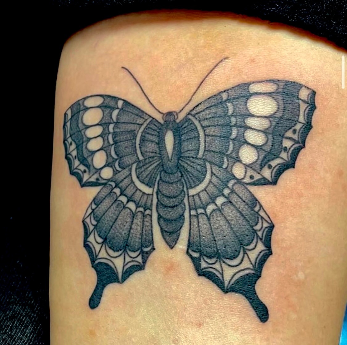 Tattoo by @astroweworld — black_and_grey