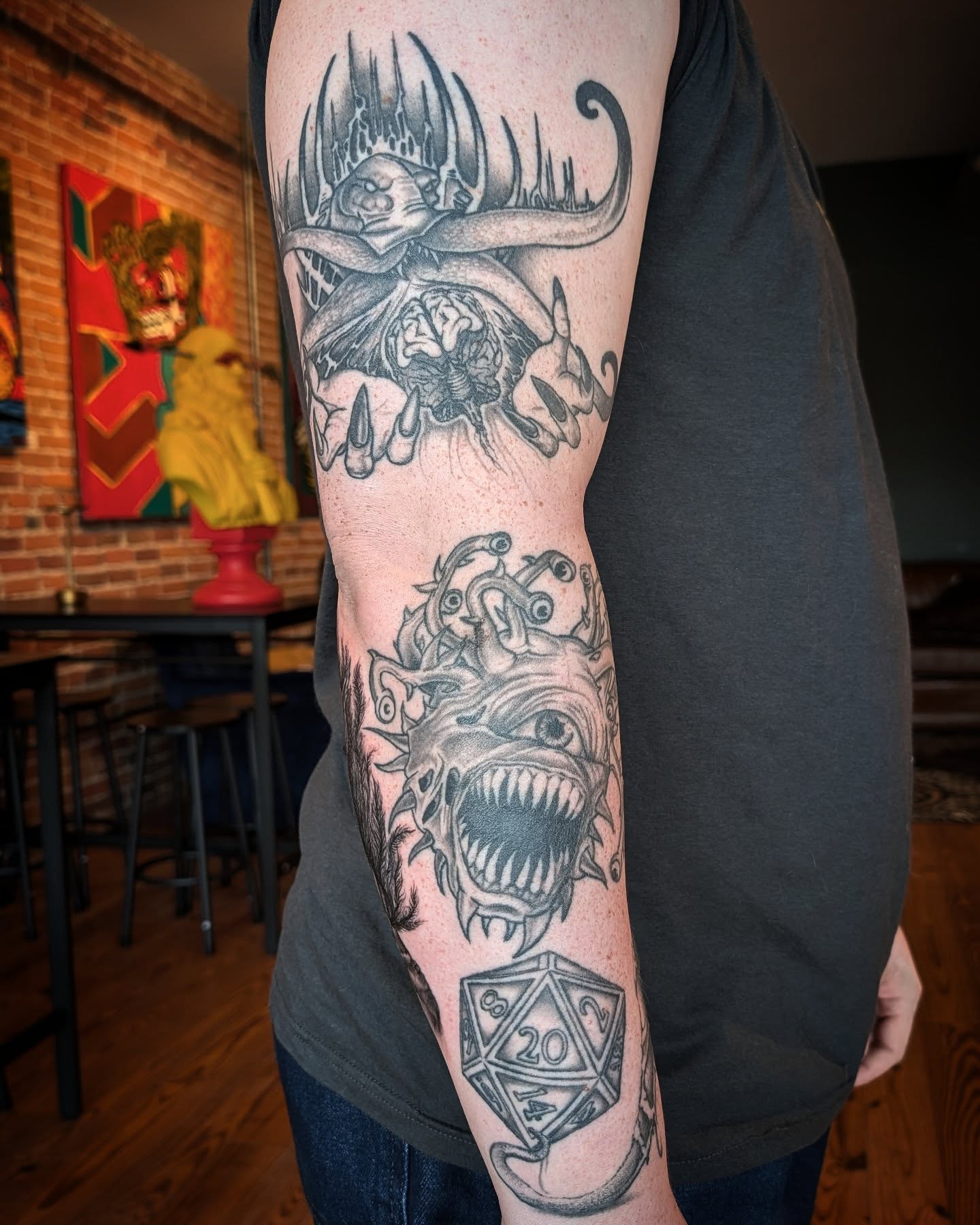 Tattoo by @krystamctattoos111 — black_and_grey, realism