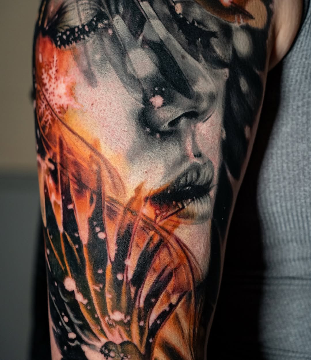 Tattoo by @mattvaught_tattoo — realism, trash_polka