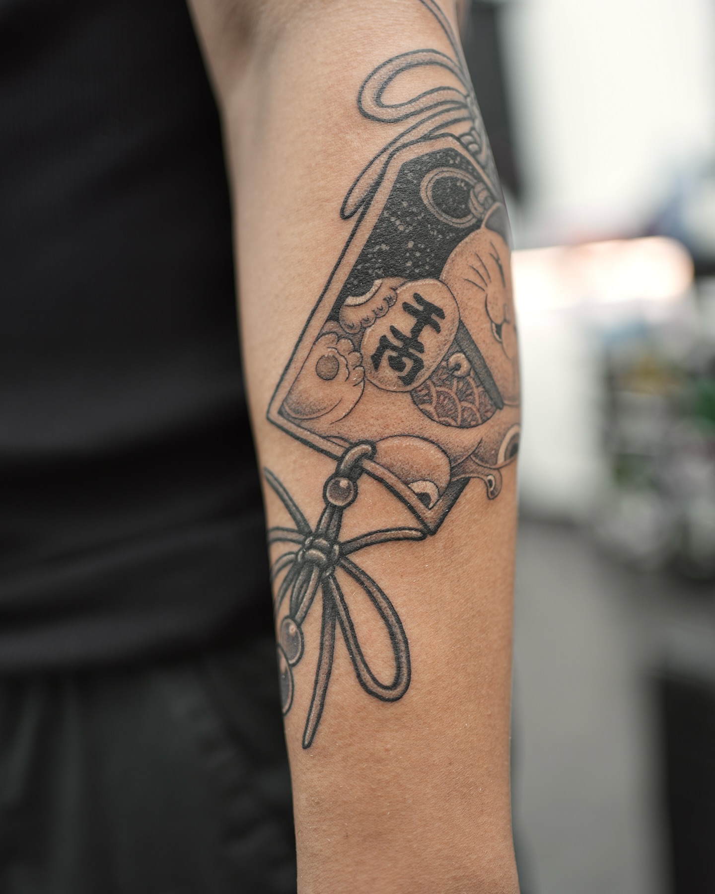 Tattoo by @dcvern_ink — black_and_grey