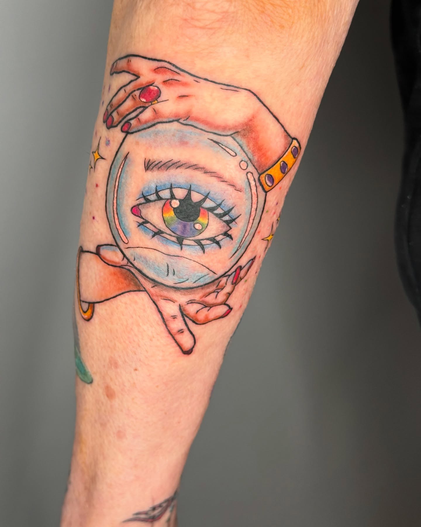 Tattoo by @madisonsky.tattoos — new_school, watercolor