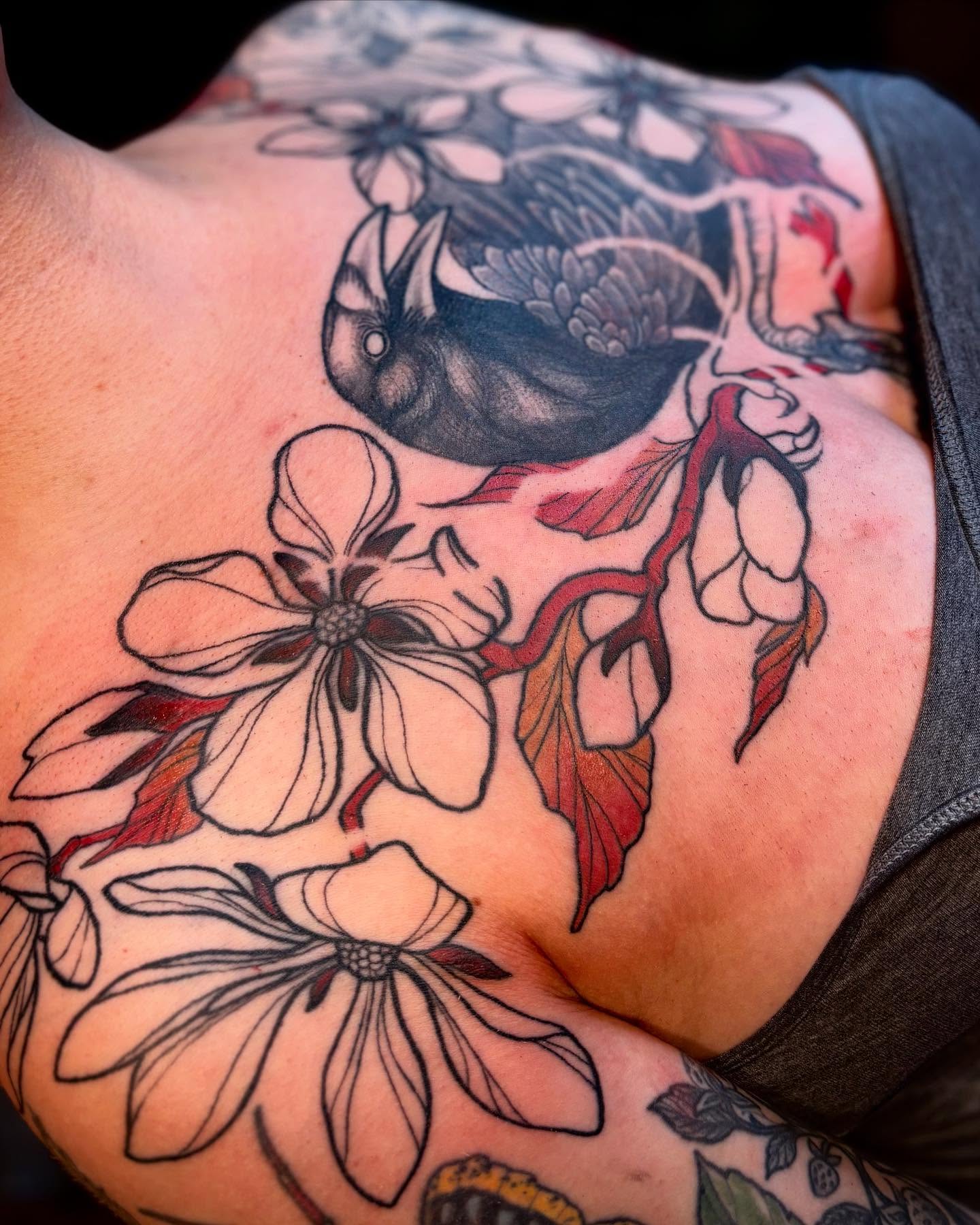 Tattoo by @chalmskinart — american_traditional, black_and_grey