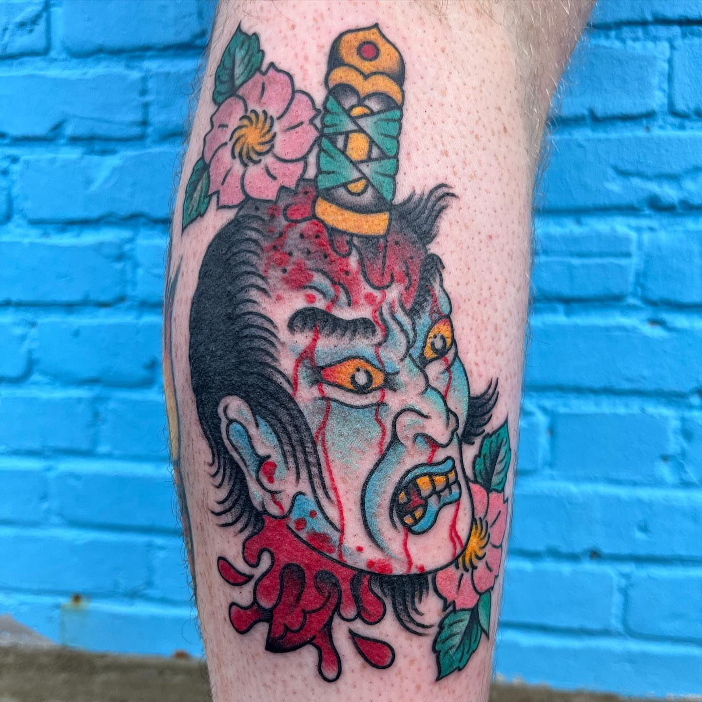 Tattoo by @connorcampbelltattoos — american_traditional, dark_realism