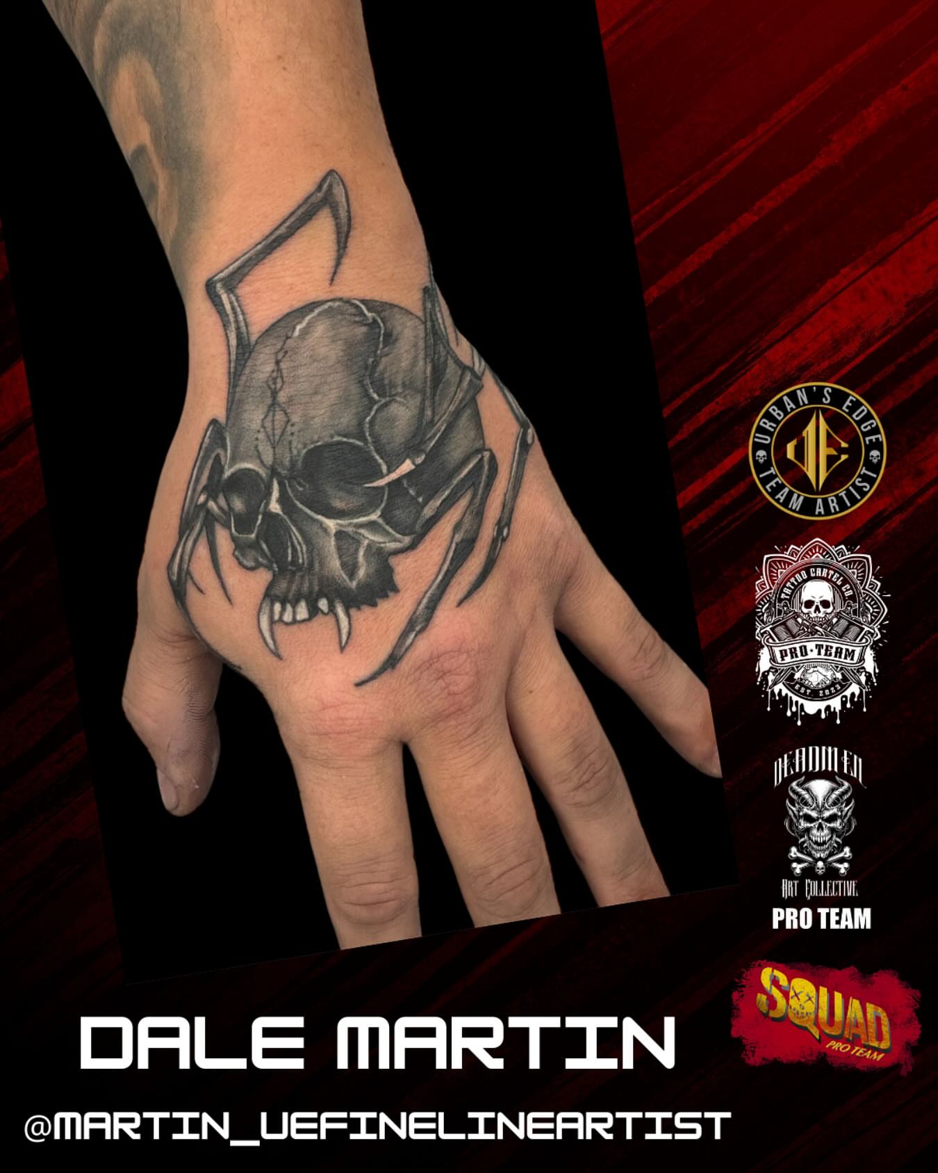 Tattoo by @martin_uefinelineartist — dark_realism
