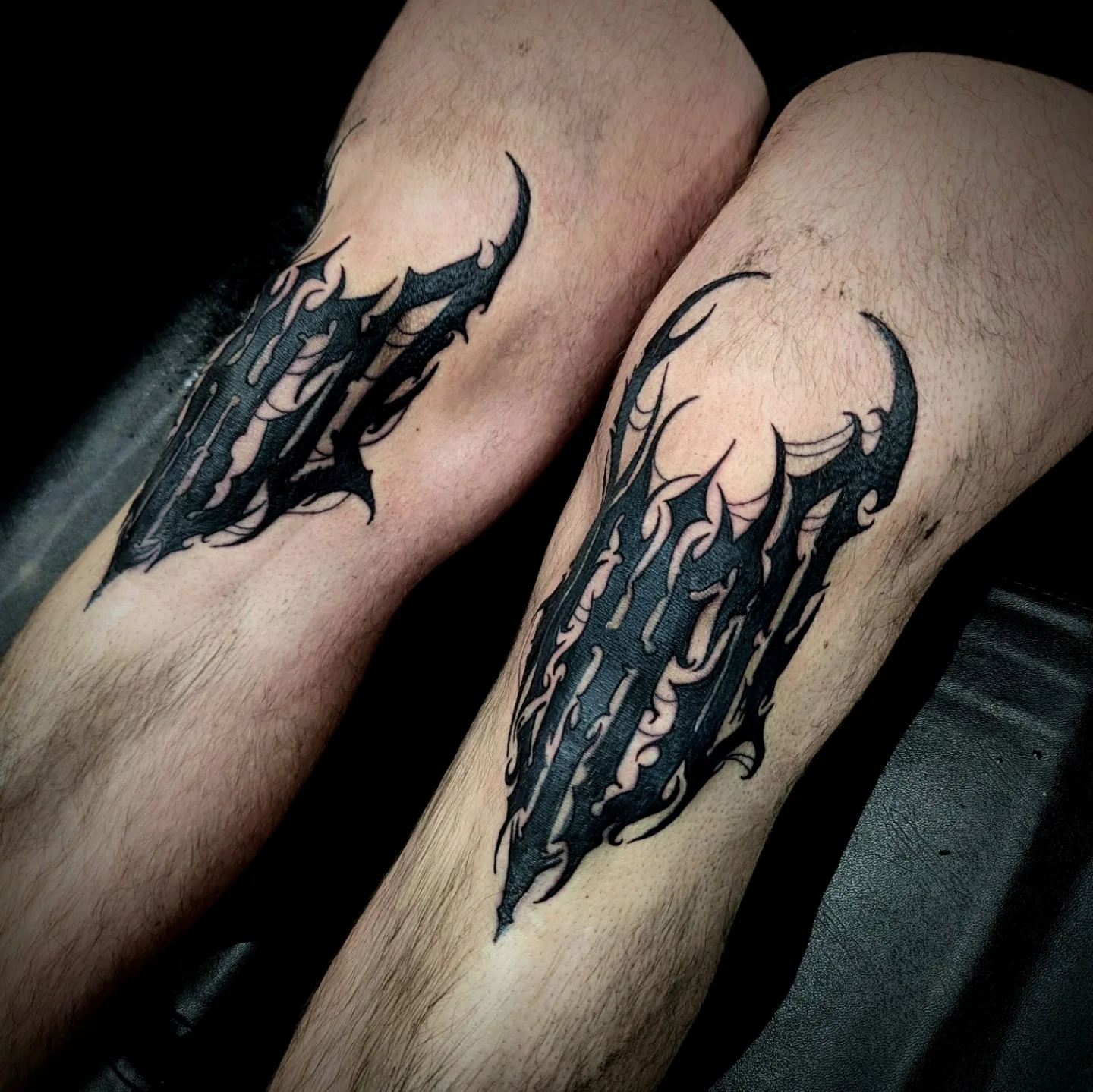 Tattoo by @powetattoos — black_and_grey, tribal