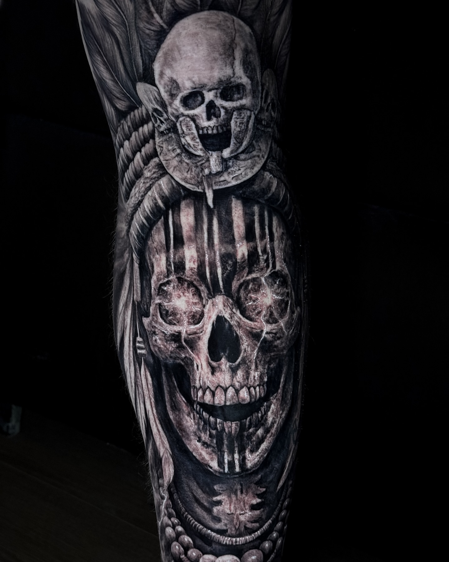 Tattoo by @fer703 — black_and_grey, realism