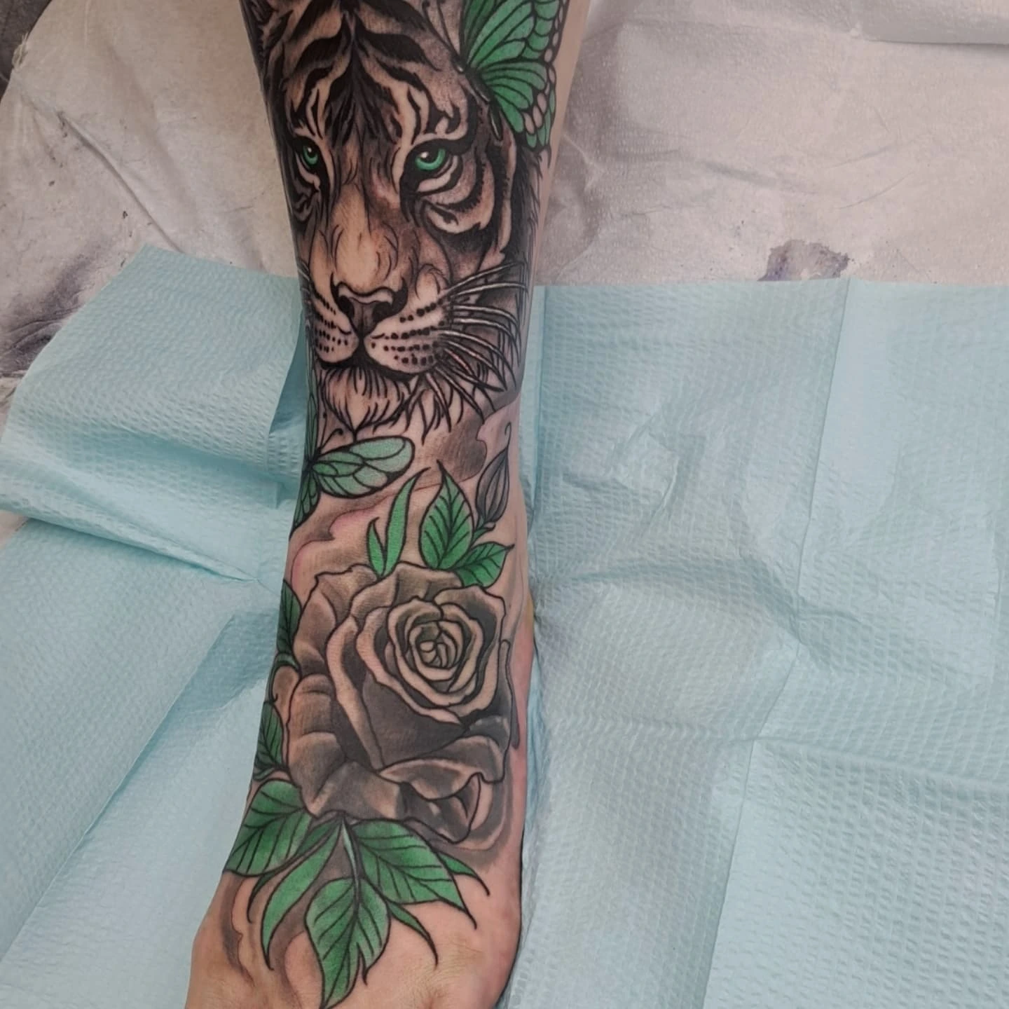 Tattoo by @birdshizzel — realism, black_and_grey