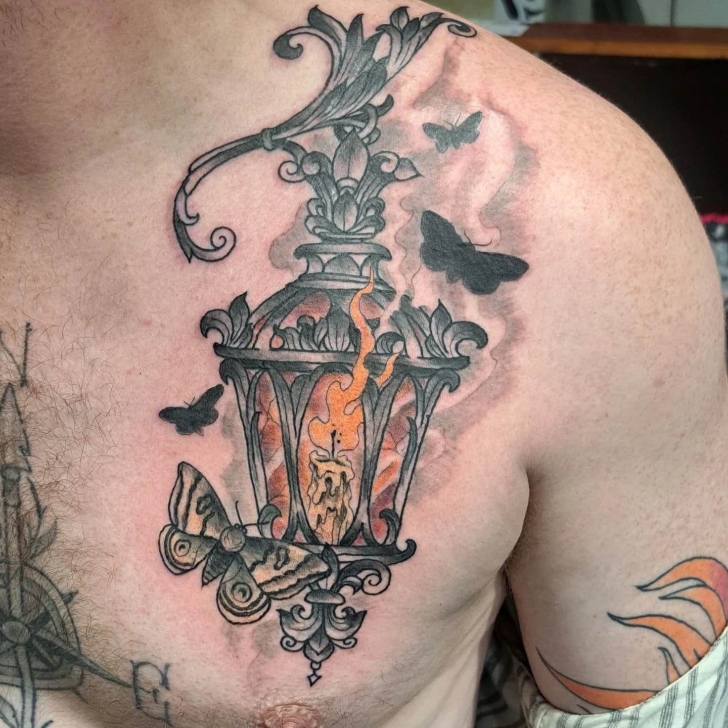 Tattoo by @birdshizzel — black_and_grey, realism