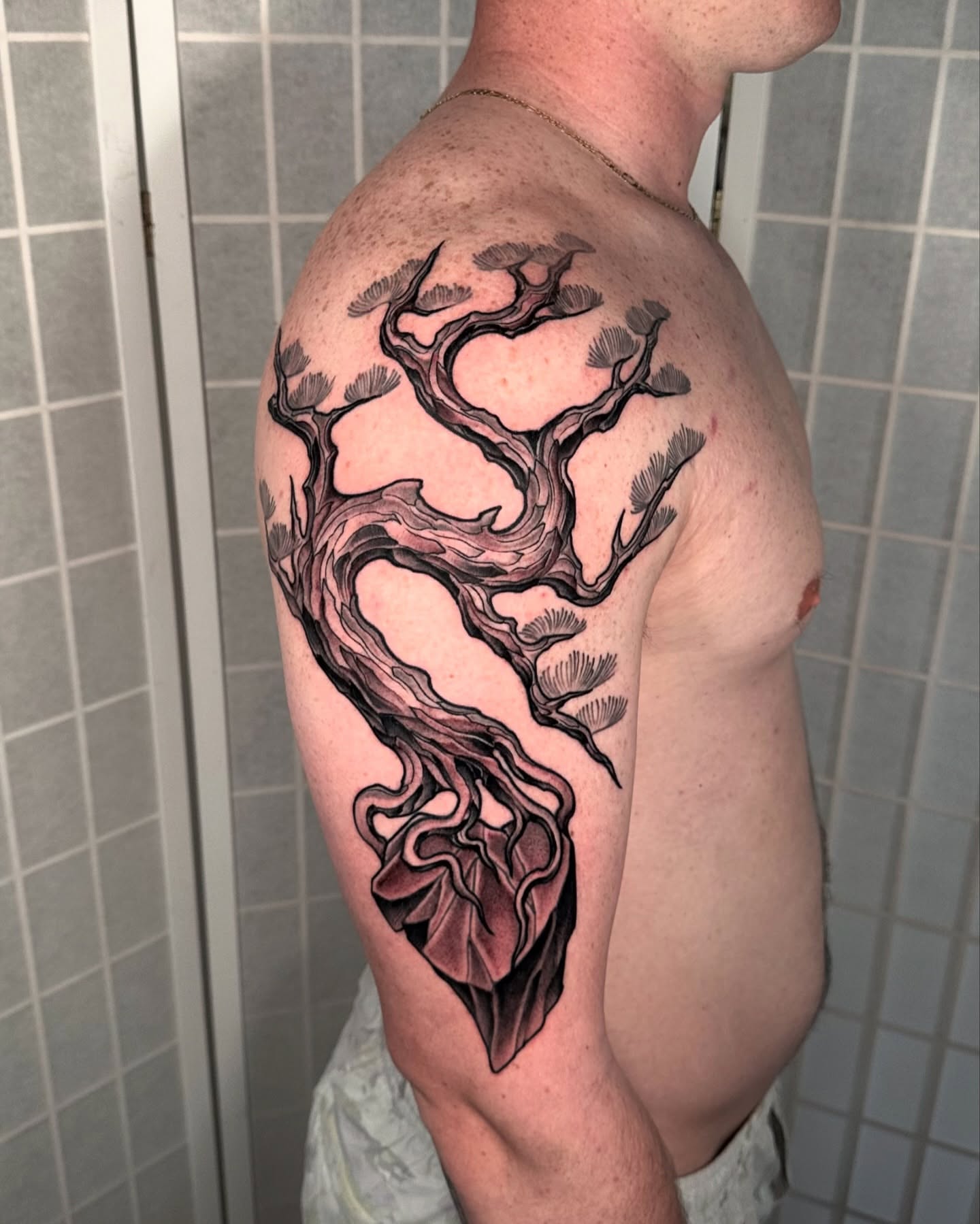 Tattoo by @henrytattoos — black_and_grey