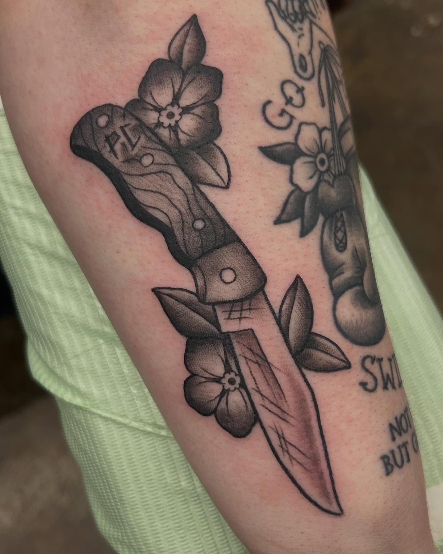 Tattoo by @foofytattoo — american_traditional, black_and_grey