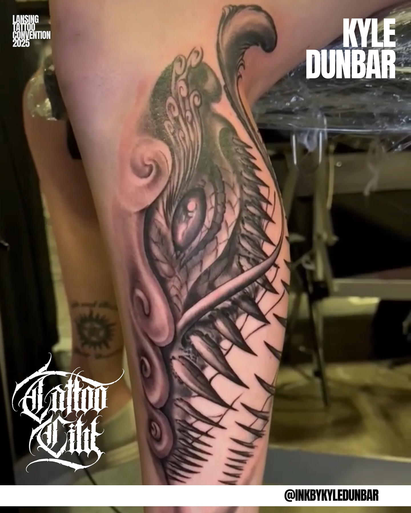 Tattoo by @inkbykyledunbar — black_and_grey, realism