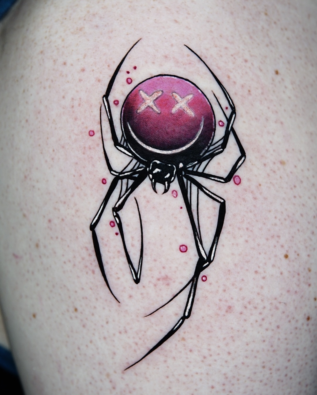 Tattoo by @felixxmtattoo — new_school, blackwork