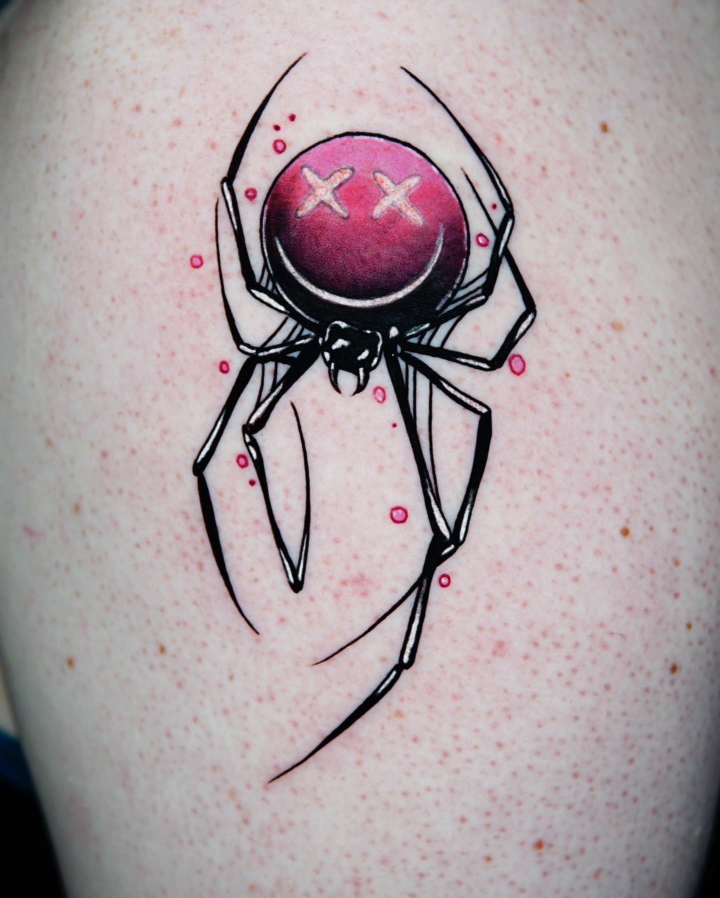 Tattoo by @felixxmtattoo — new_school, blackwork
