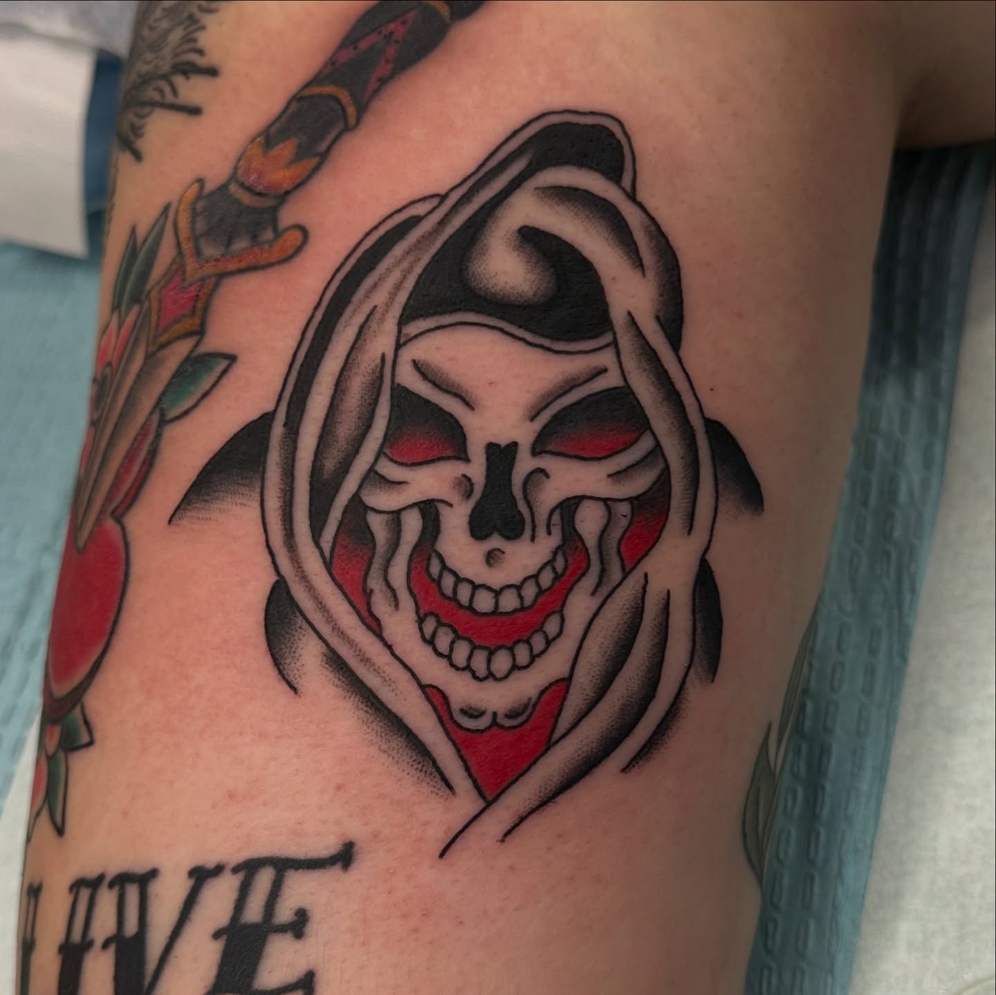 Tattoo by @sethgurdtattoo — american_traditional, dark_realism