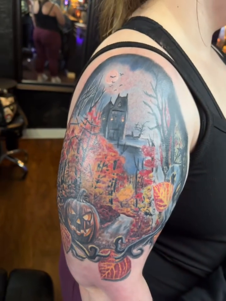 Tattoo by @mandiedoomtattoos — realism, dark_realism