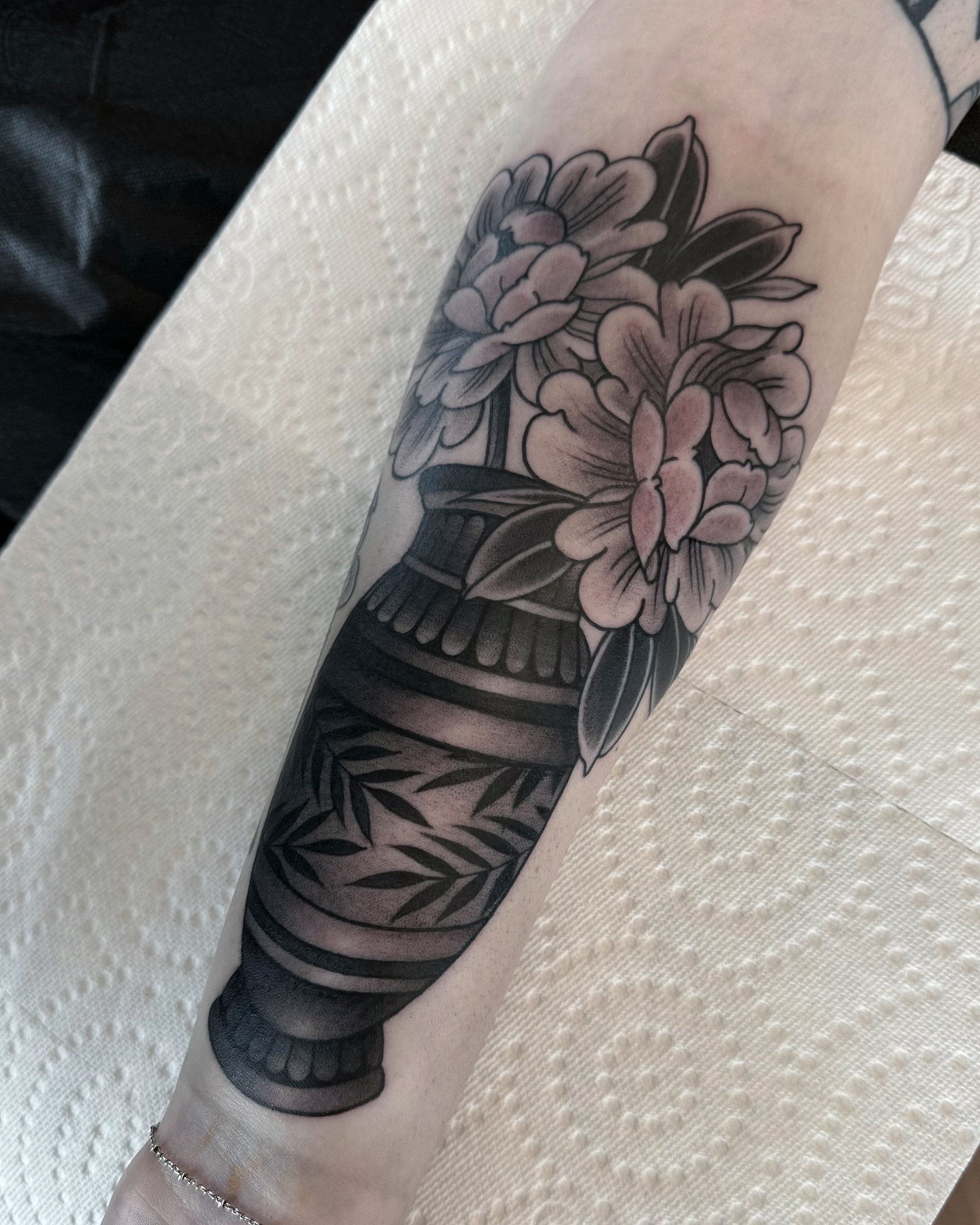 Tattoo by @anne_core — black_and_grey