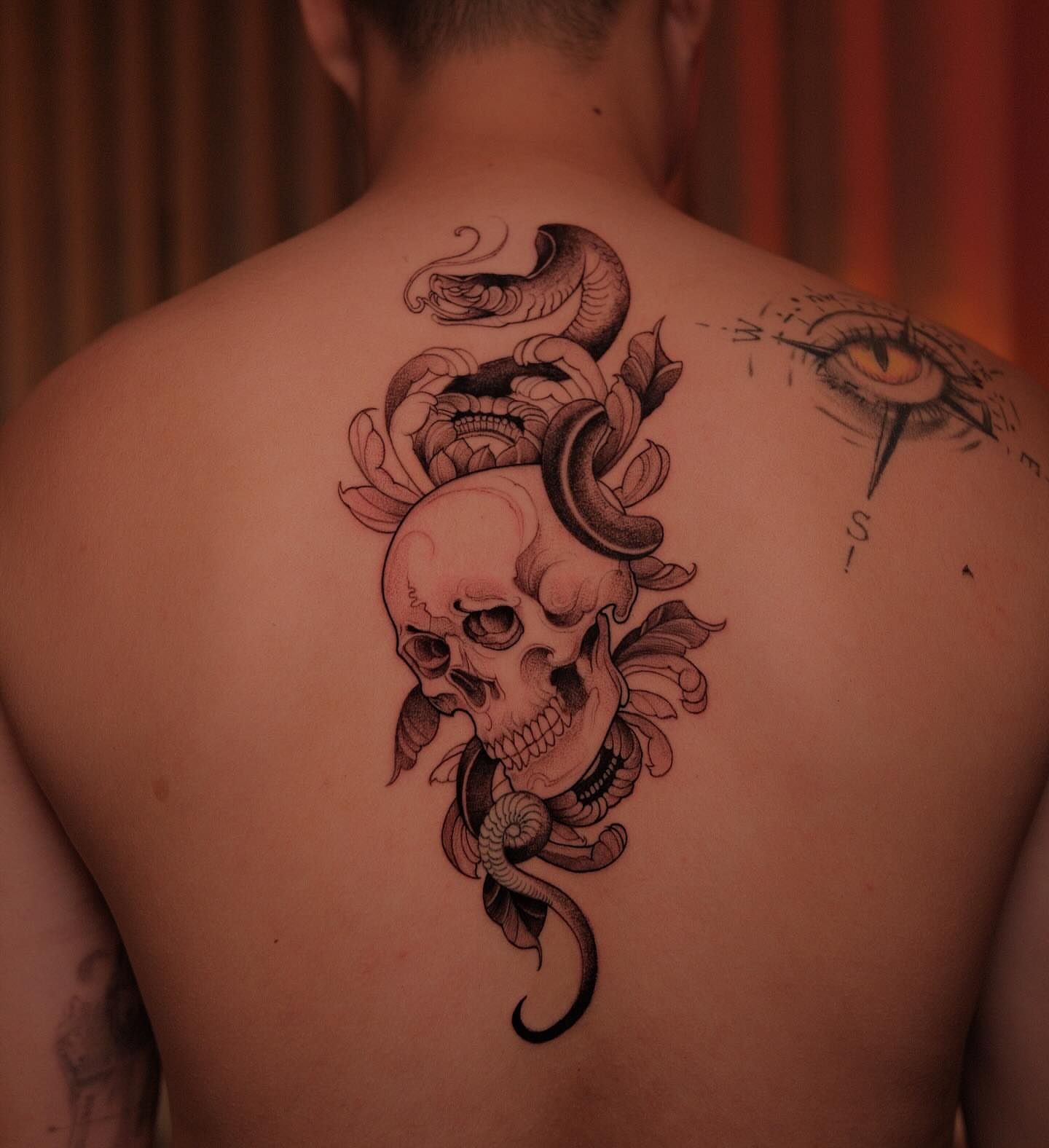Tattoo by @naveiei — black_and_grey, realism