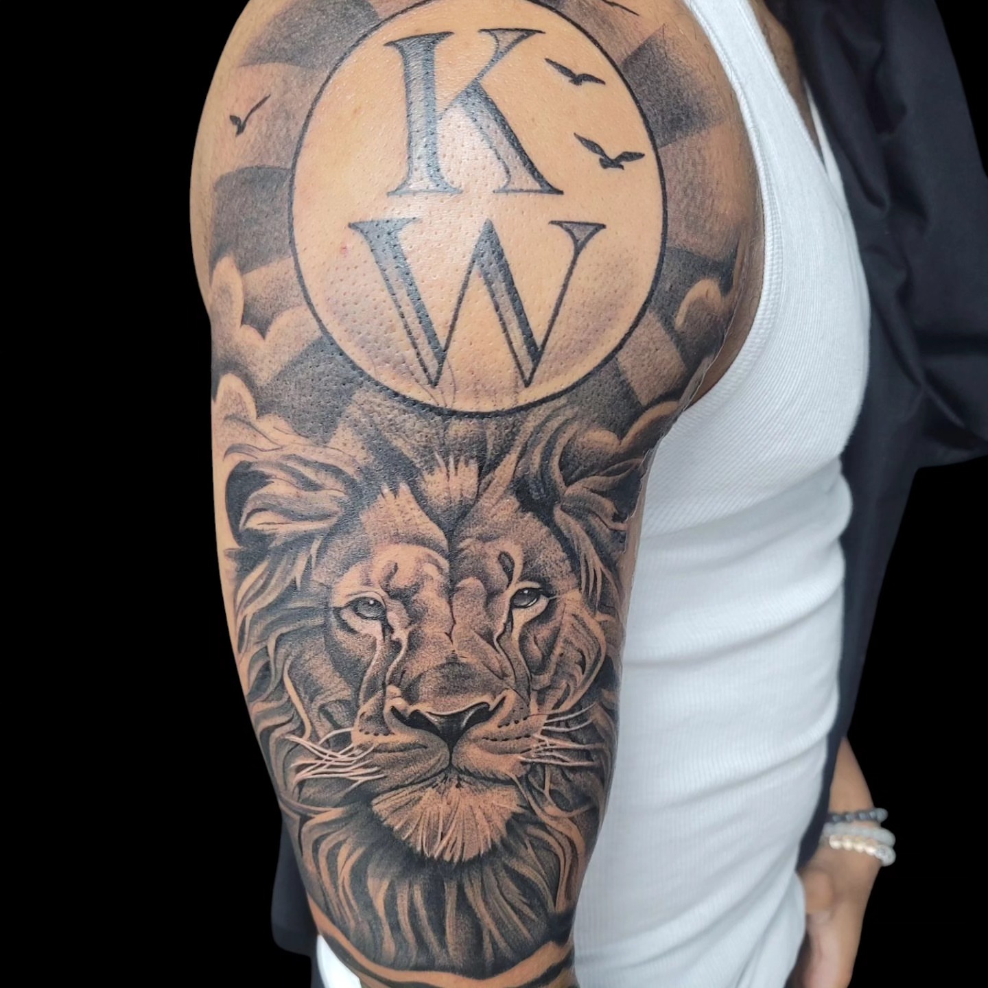 Tattoo by @bigcdotatts — realism, dotwork