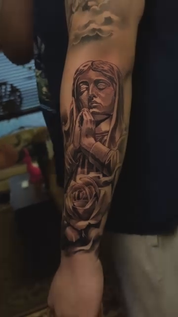 Tattoo by @gstyletattoos β realism, black_and_grey