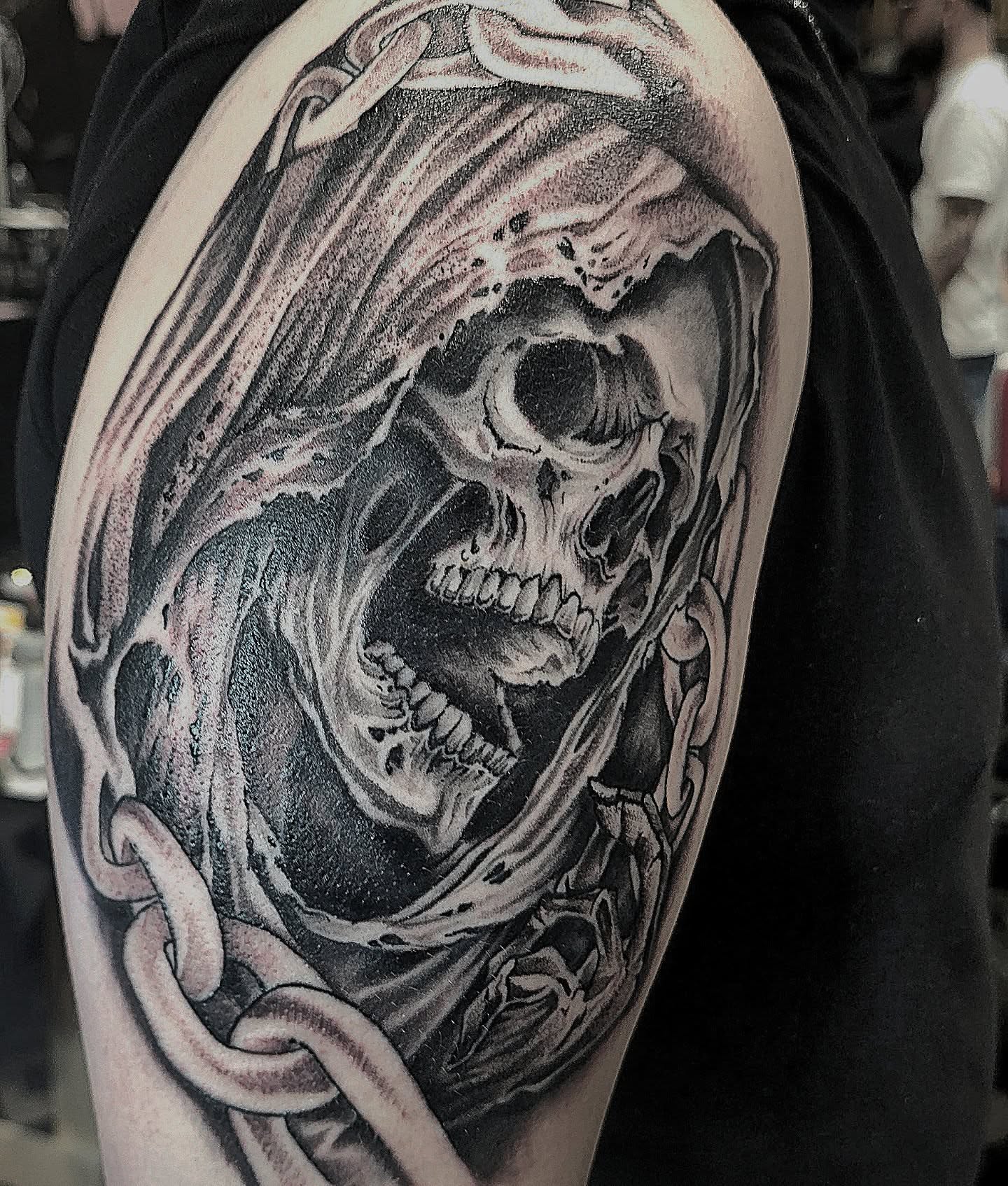 Tattoo by @bn13tattooist — dark_realism