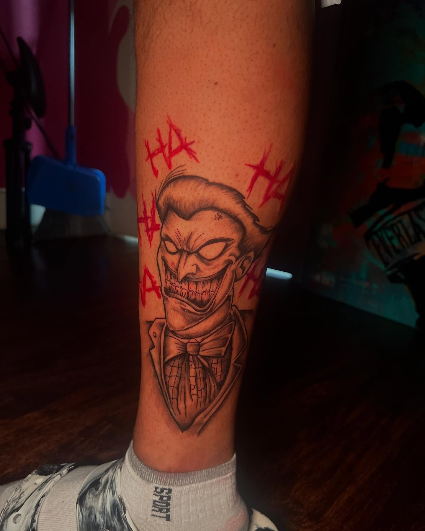 Tattoo by @_glassink — black_and_grey
