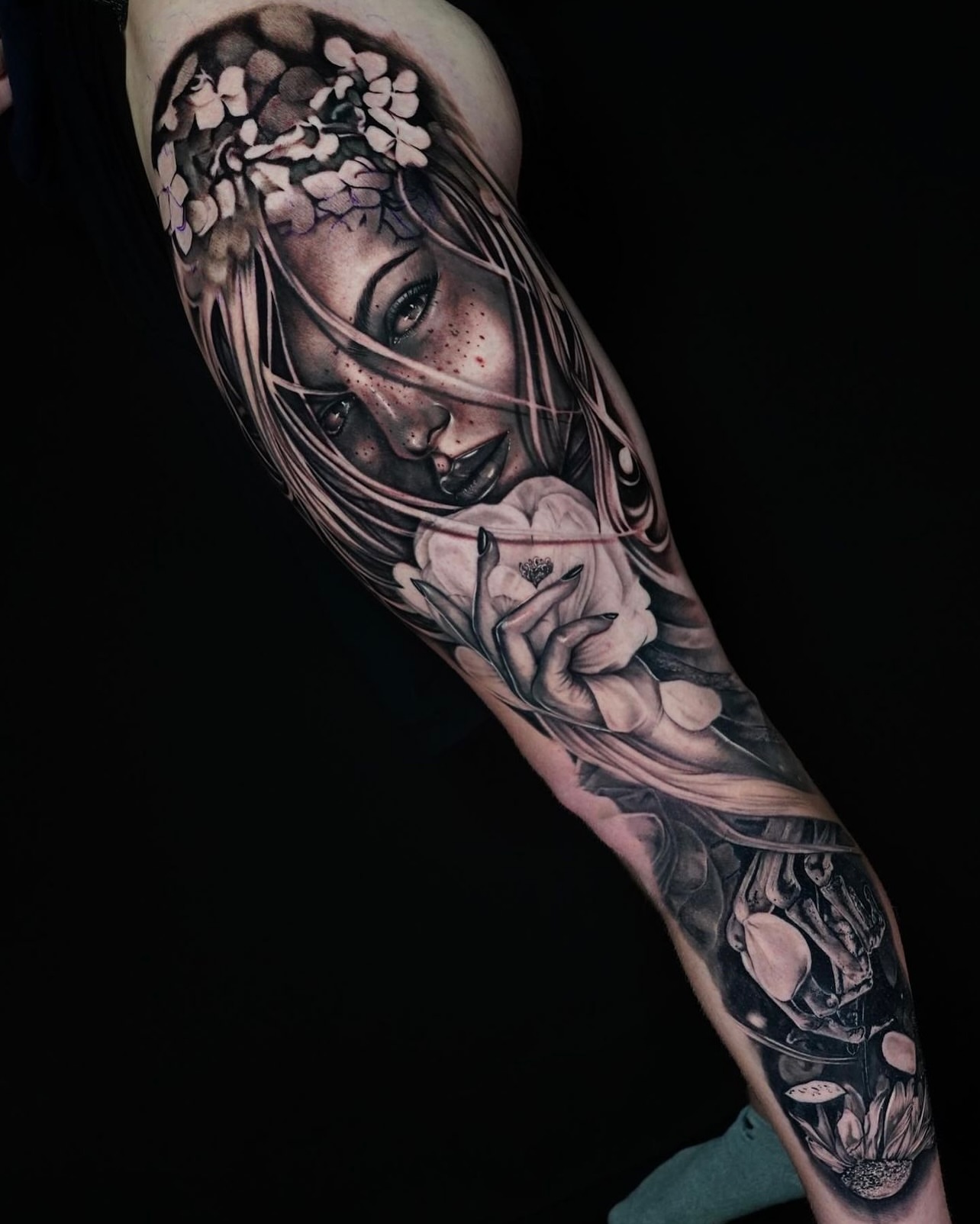 Tattoo by @joannatattoos β realism, black_and_grey